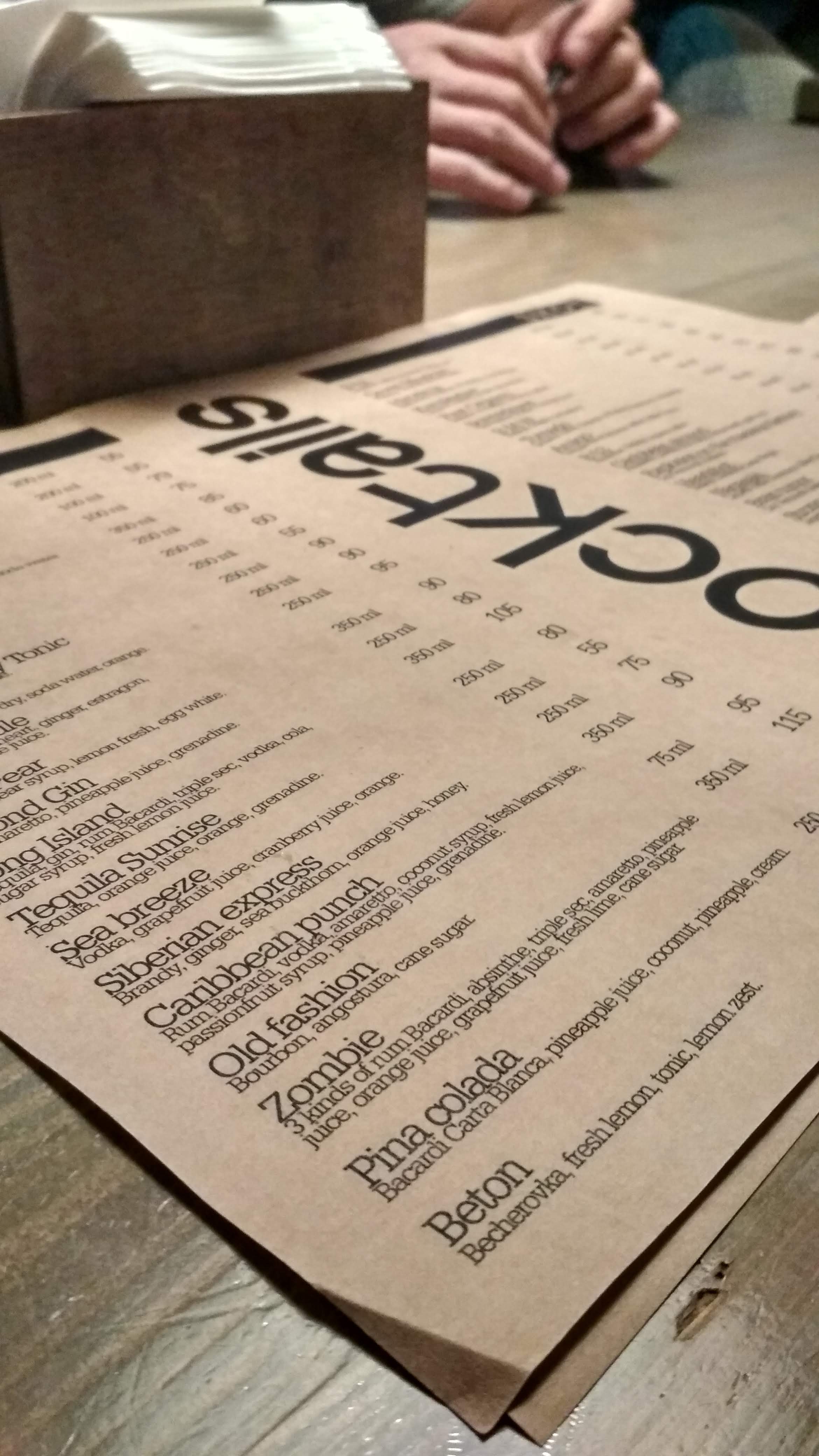 Mundstuck menu 4