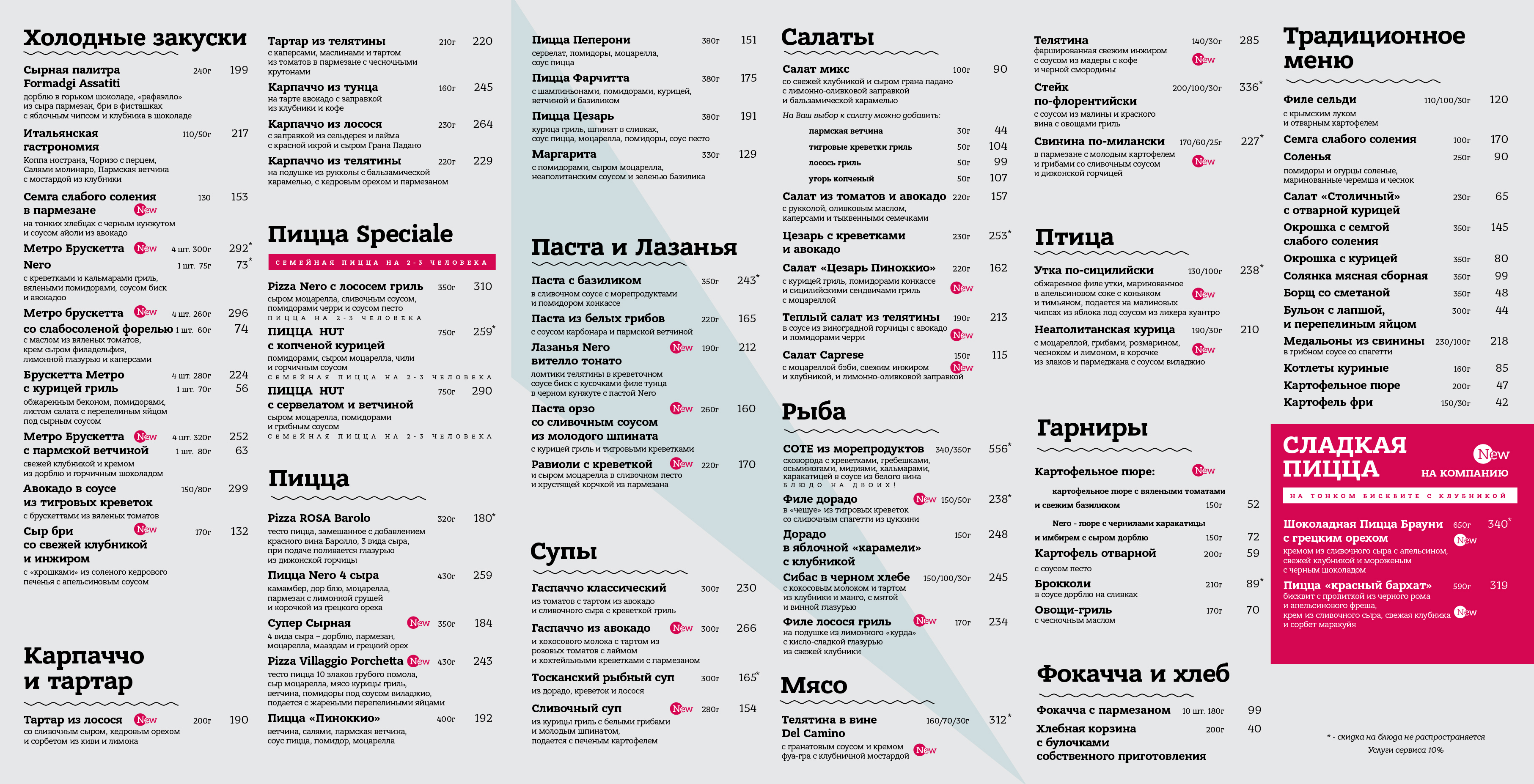 Pinocchio Osteria menu 4