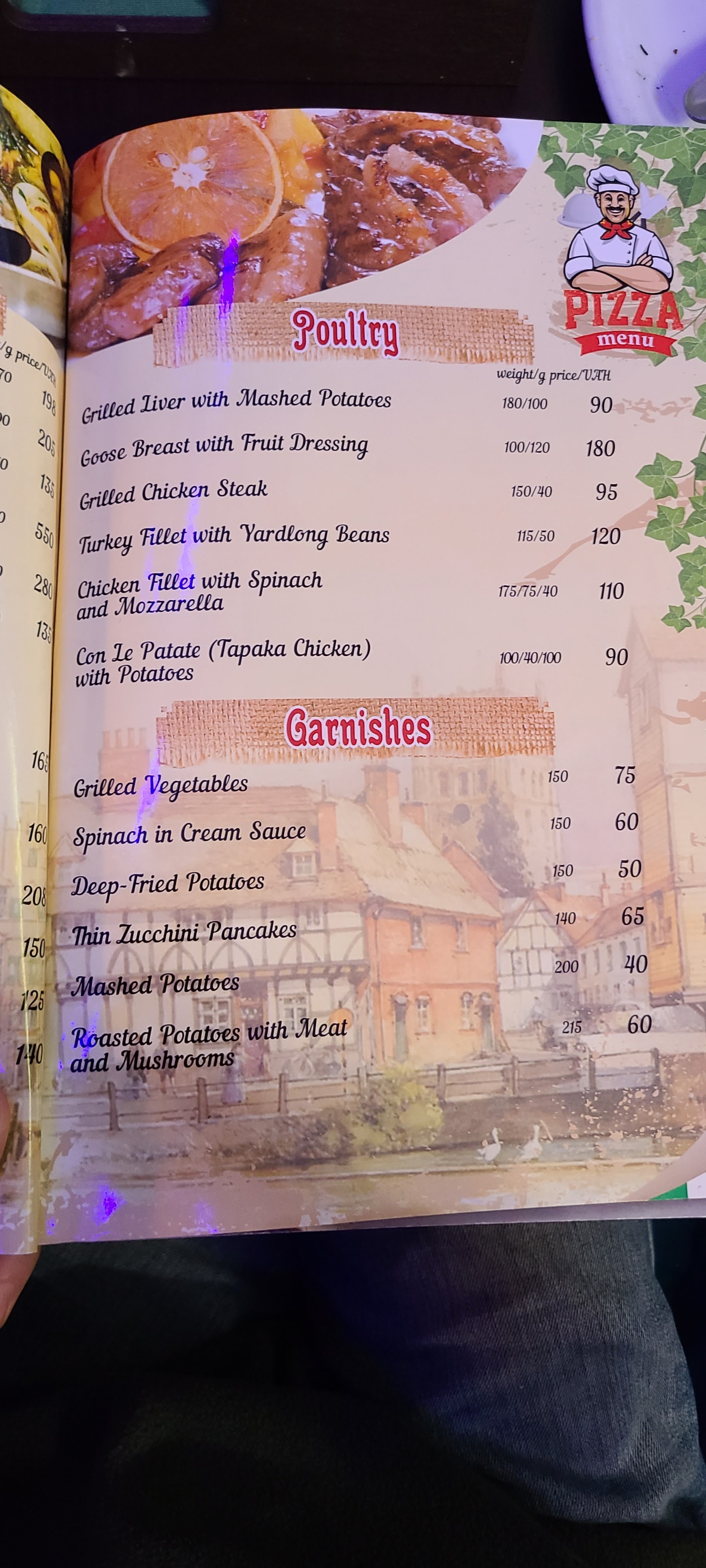 Felice menu 5