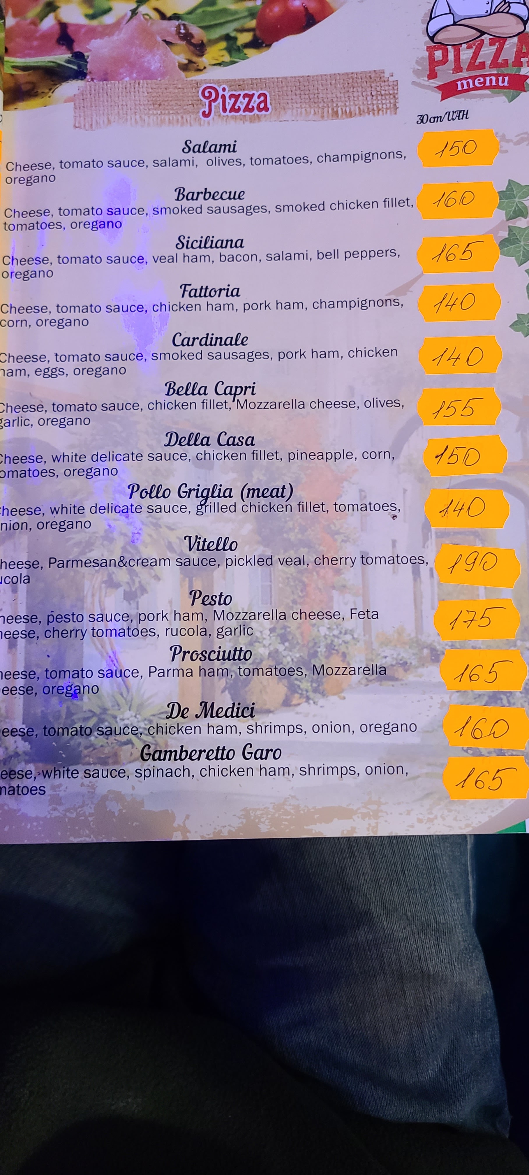 Felice menu 9