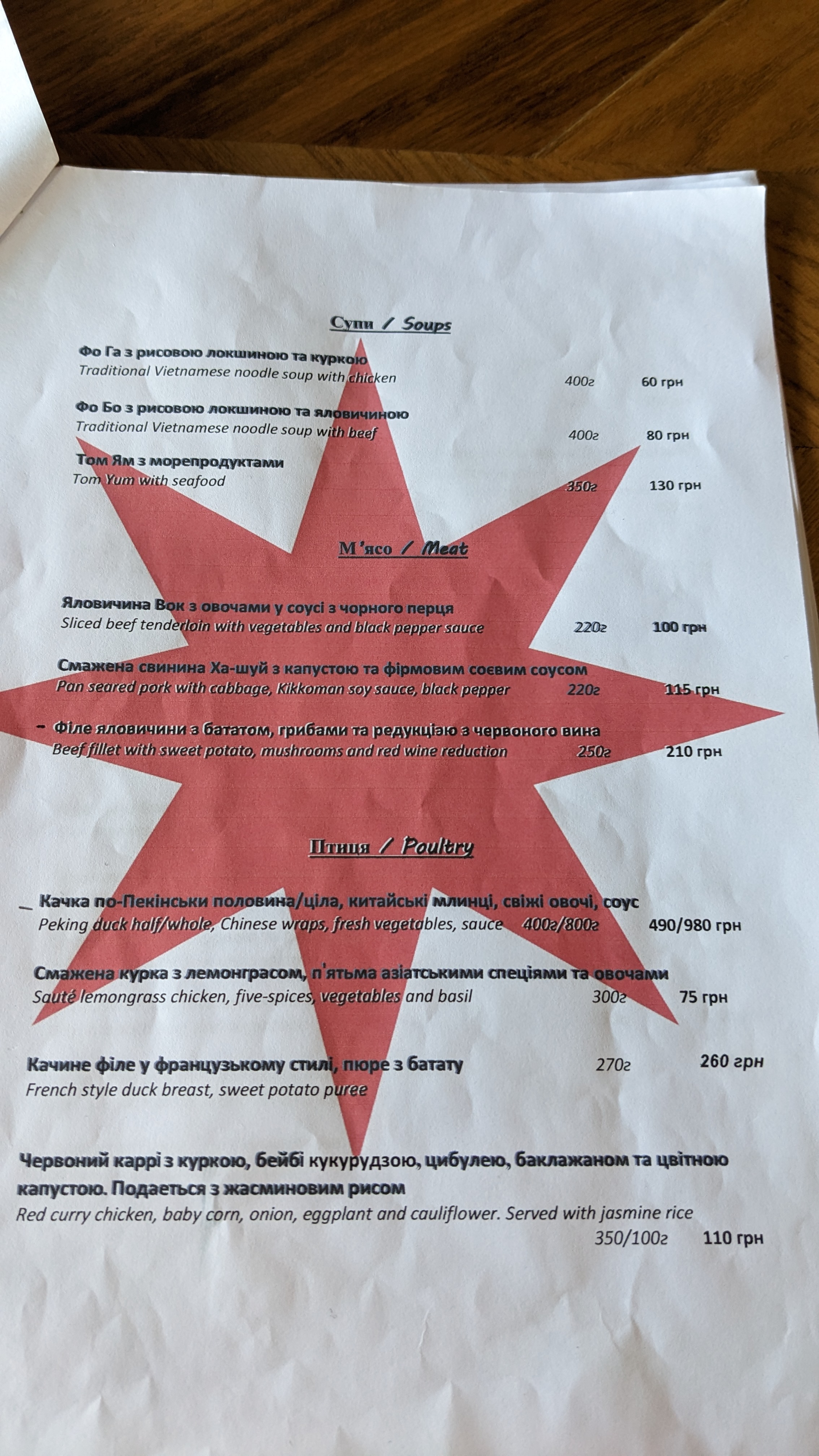 Sithai Modern Asian Cuisine menu 8