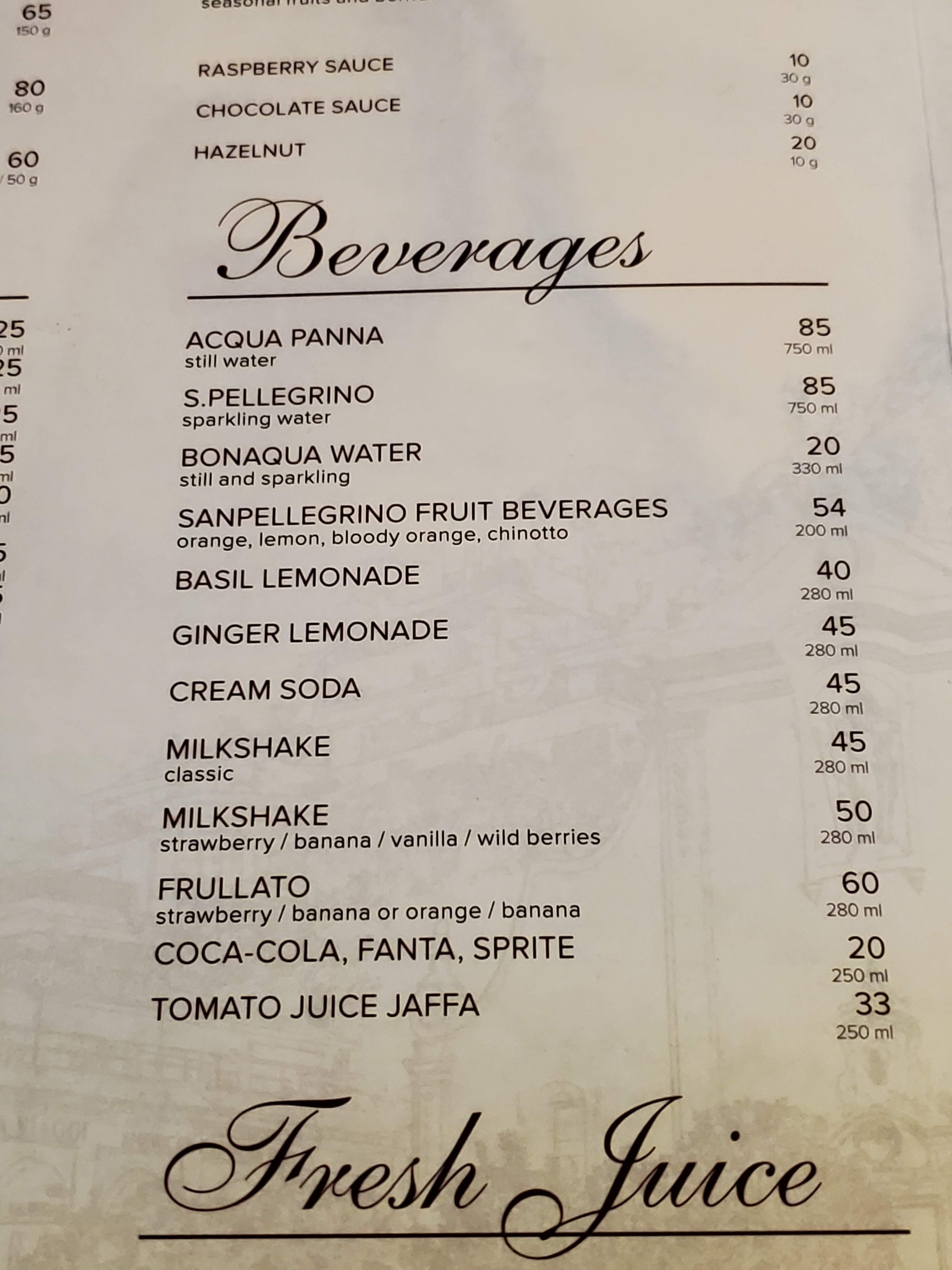 Trattoria Sicilia menu 11