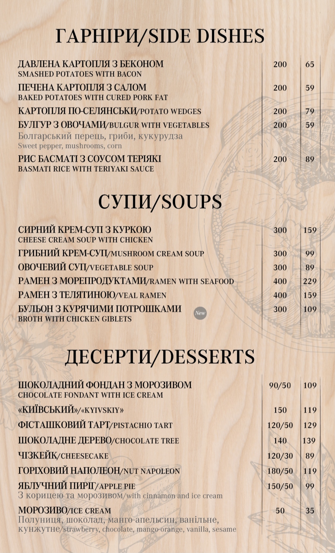 Zori Meat Gastropub menu 3