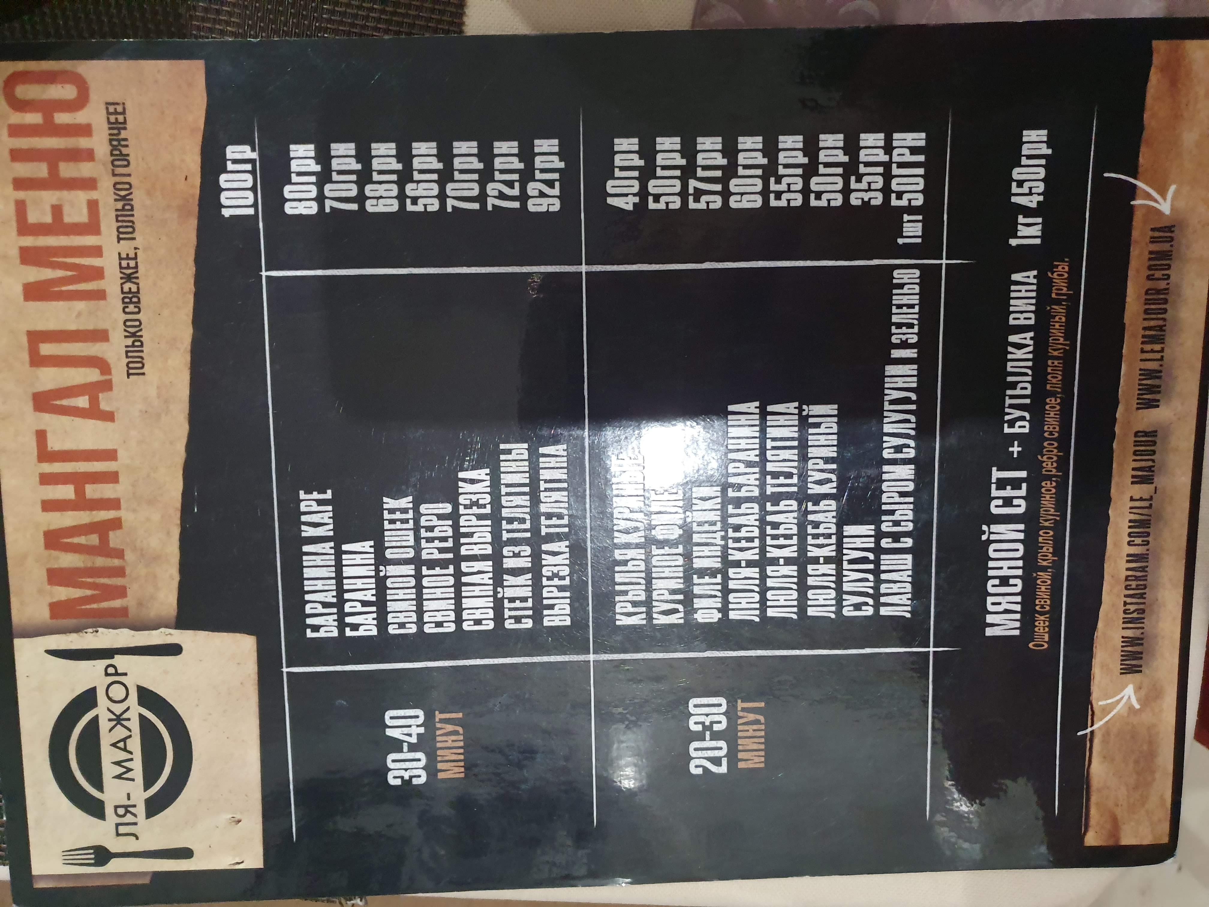 Kafe LaMajor menu 9