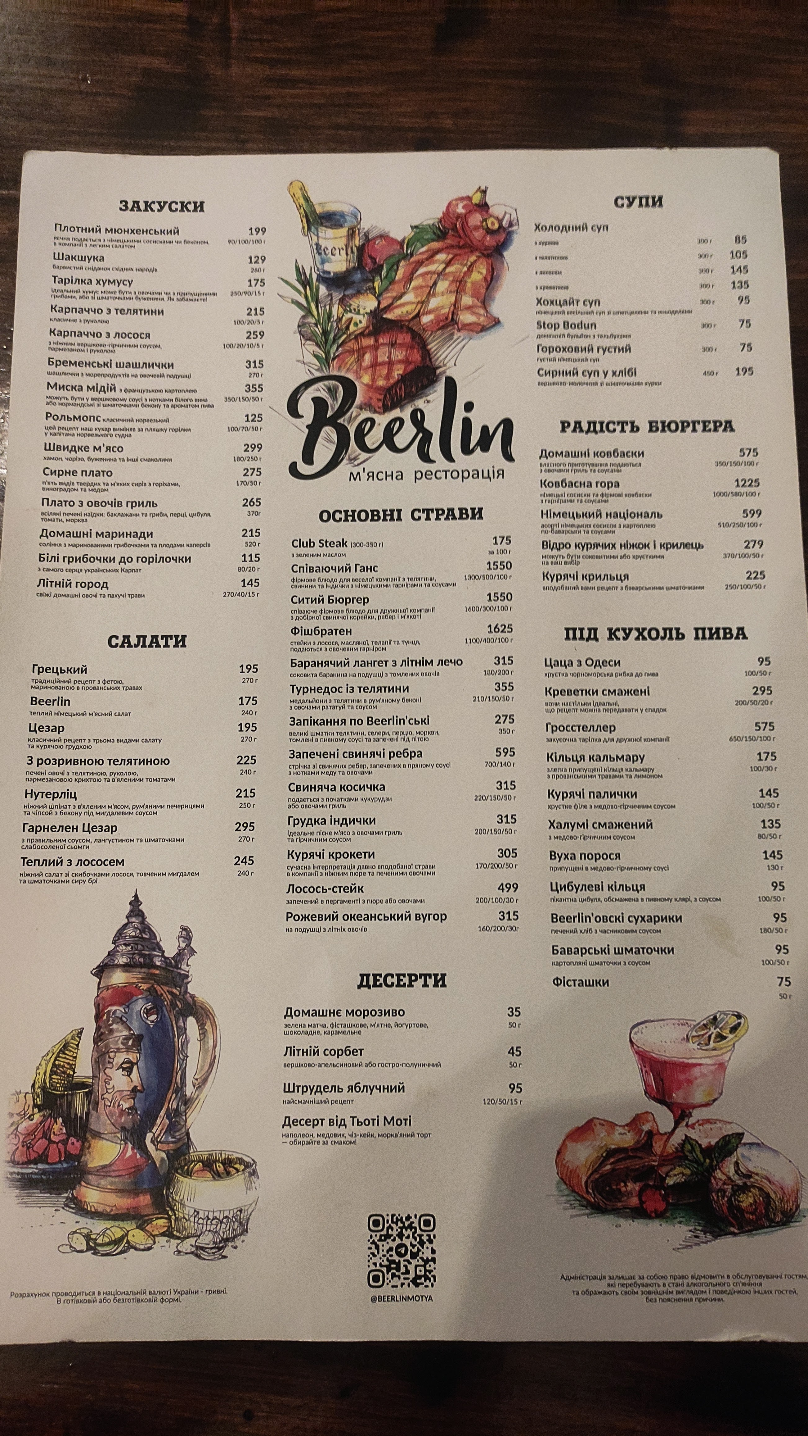 М'ясна Ресторацiя menu 3
