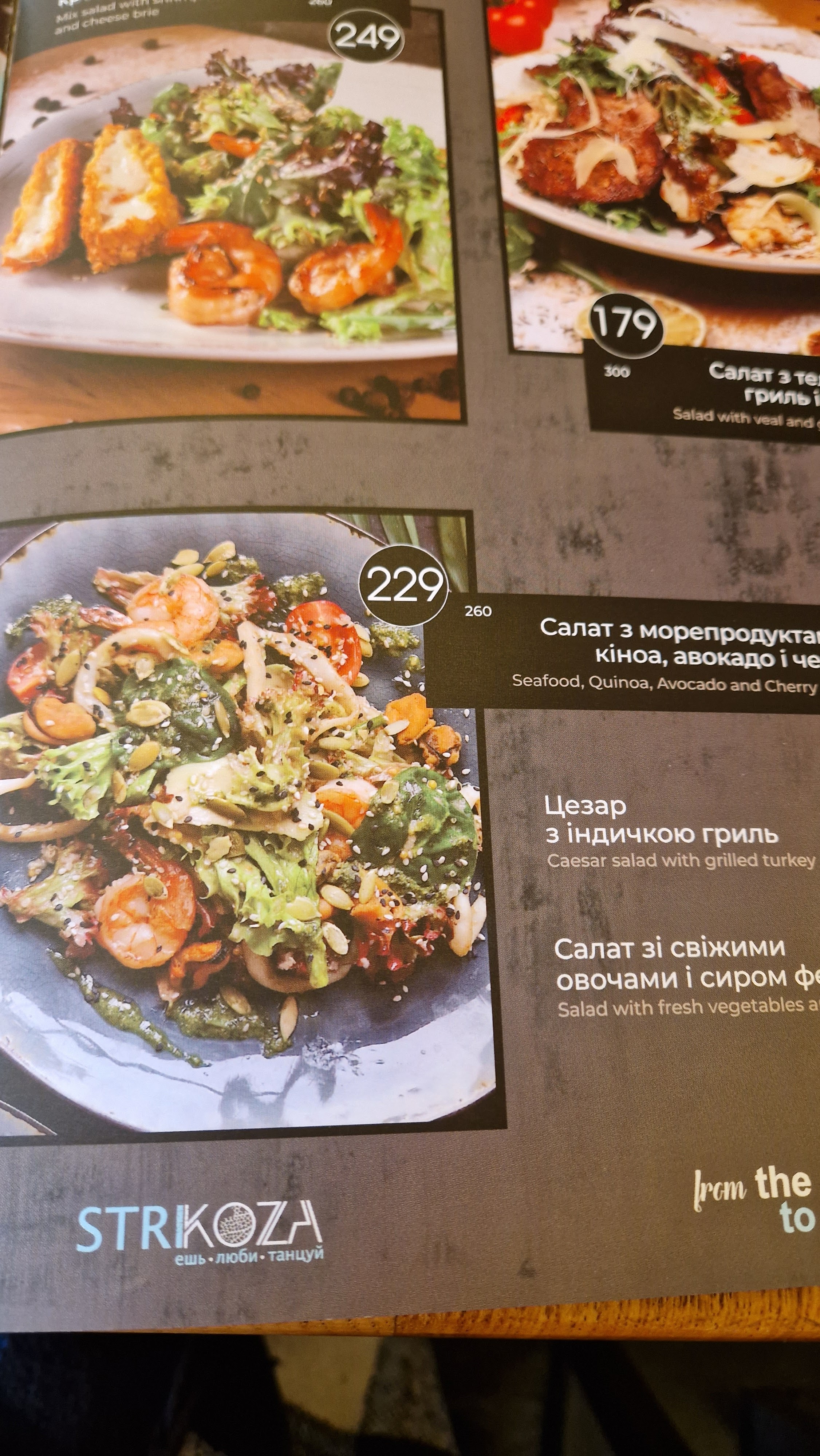 STRKOZA TERRACE menu 8