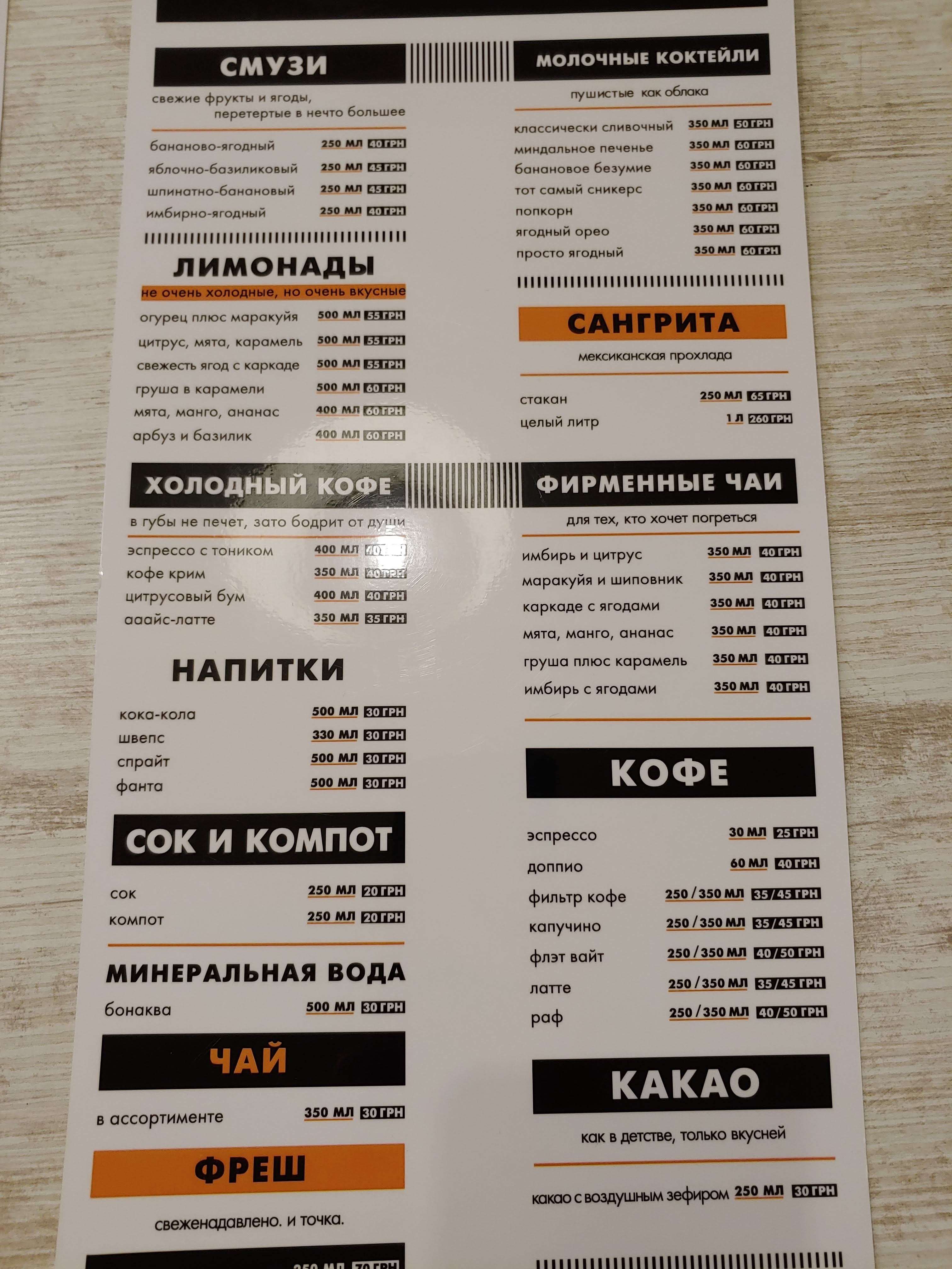 Цукор Сіль menu 5