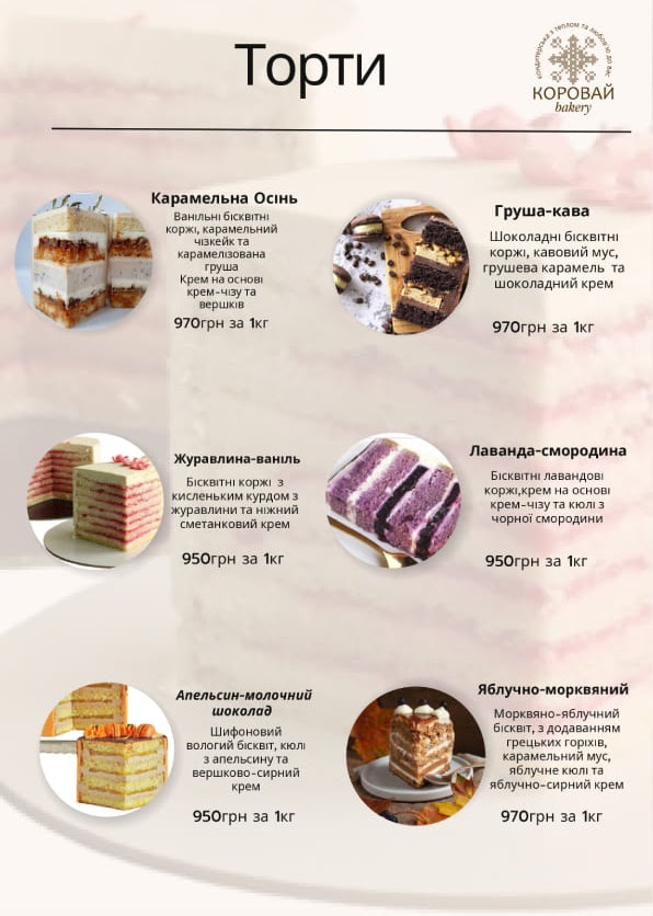 Shato Vulʹky menu 5