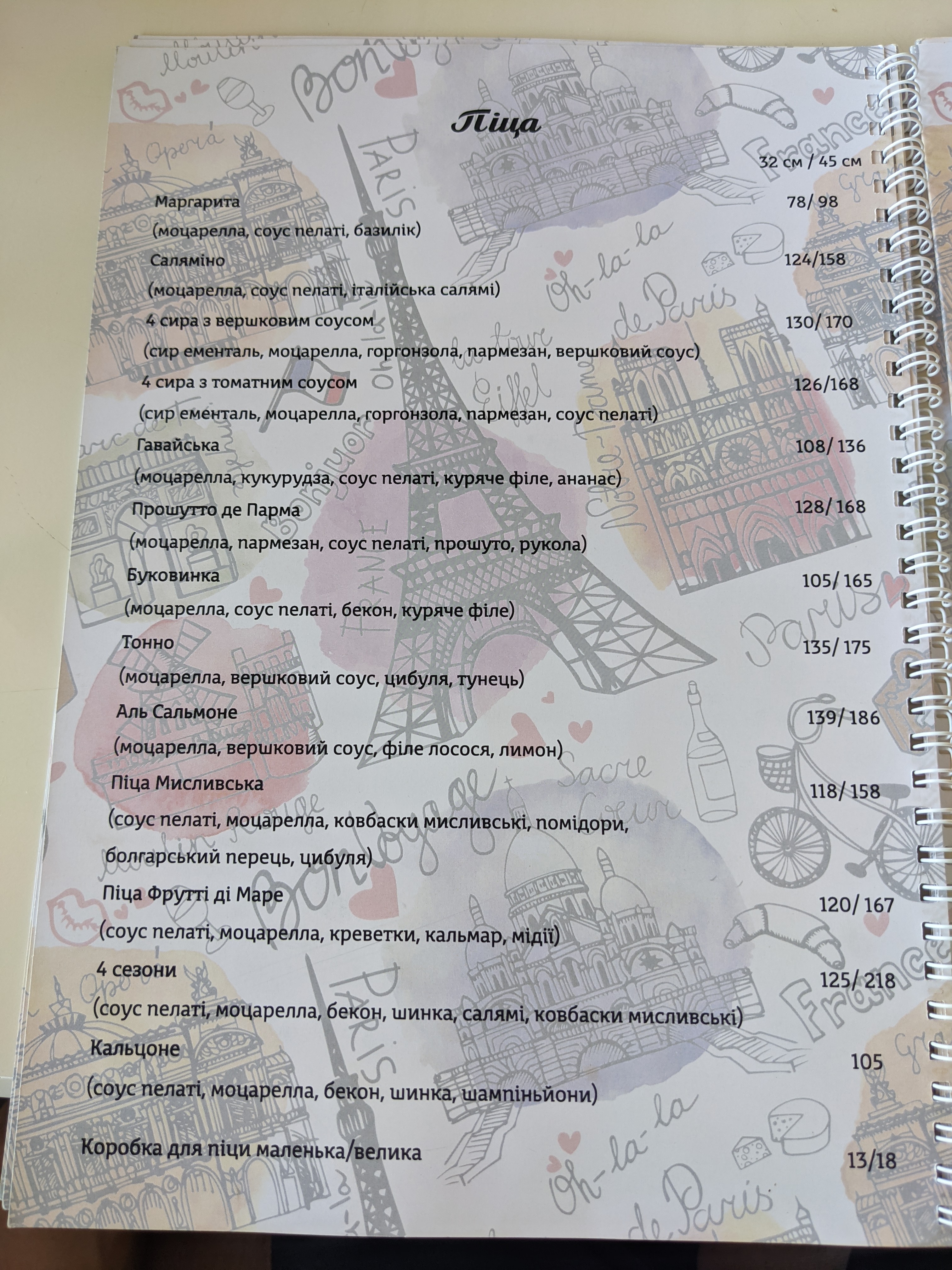 Shale menu 12