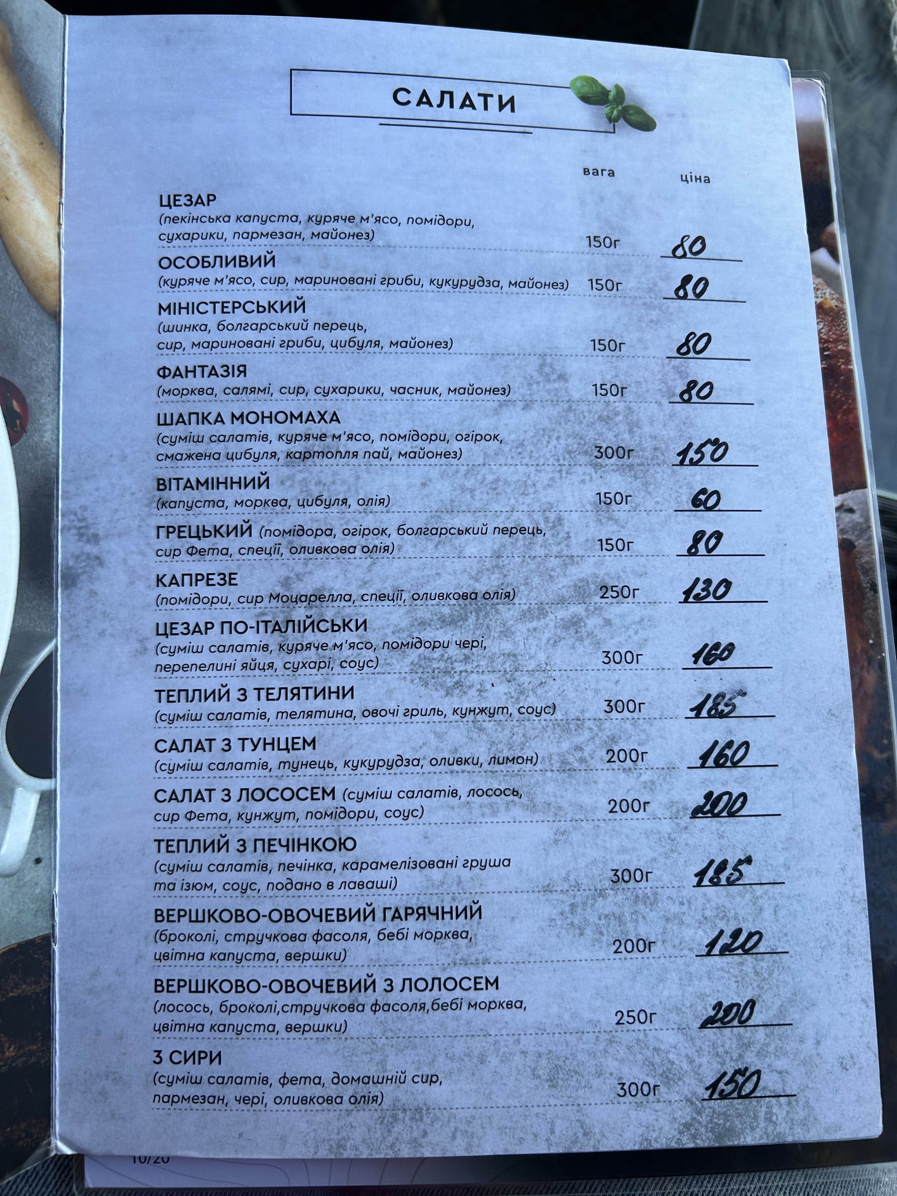 Pizzeria Restaurant menu 12