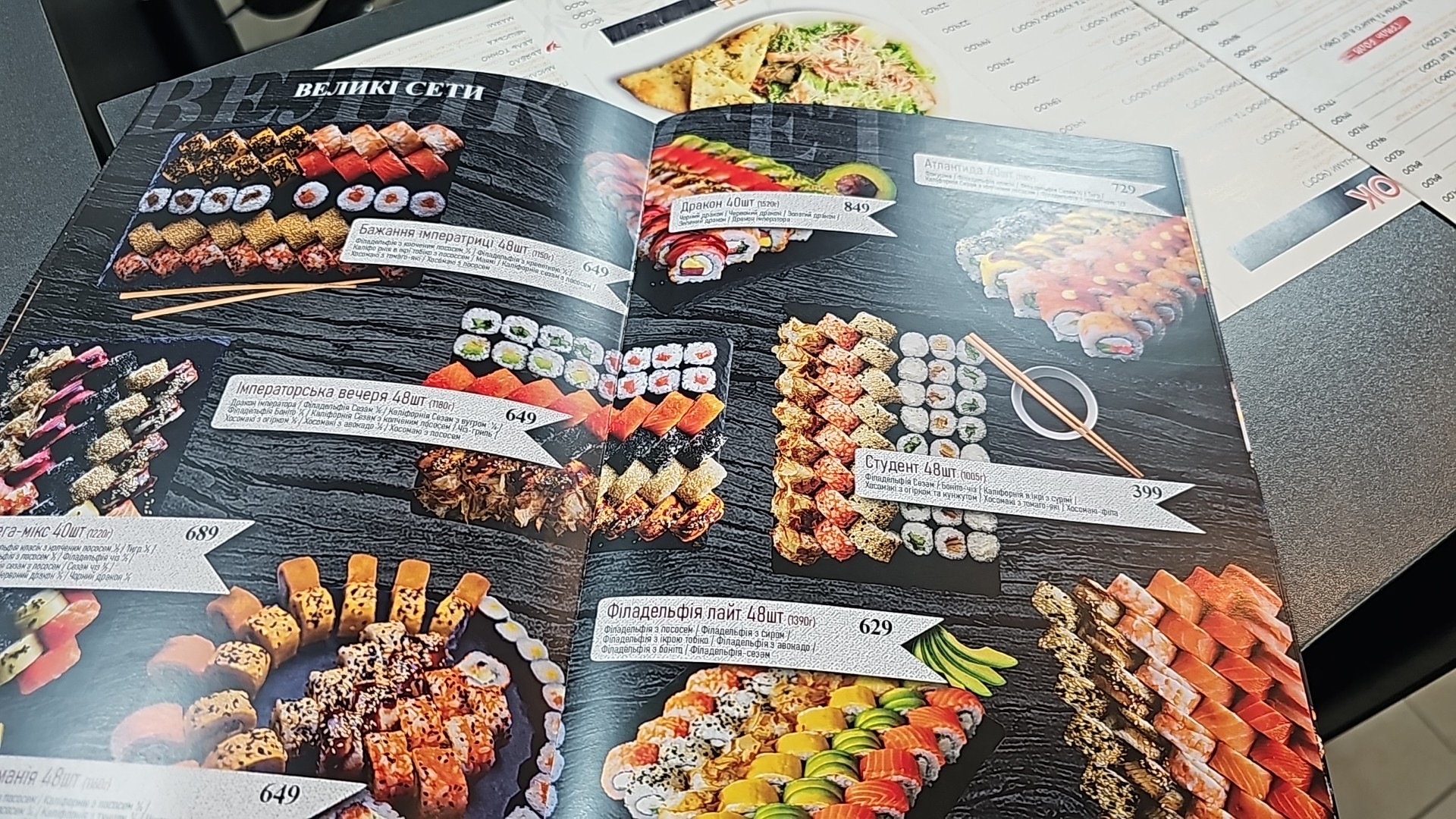 Mango sushi&pizza menu 12