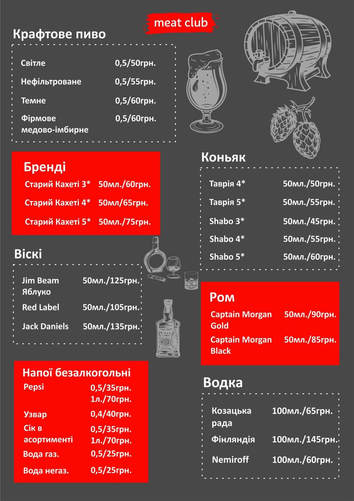 Meni By Mnyasa menu 1