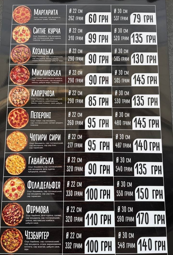 Pizza & Sushi Bro menu 1