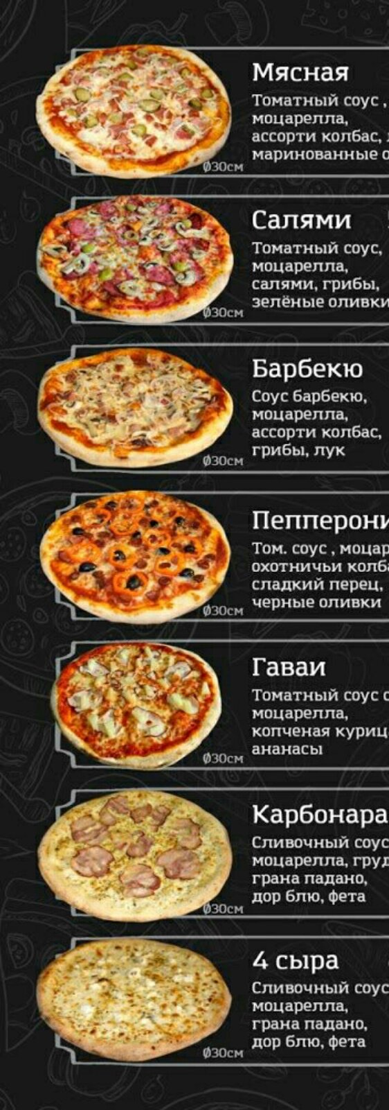 Кафе СІМ'Я menu 4