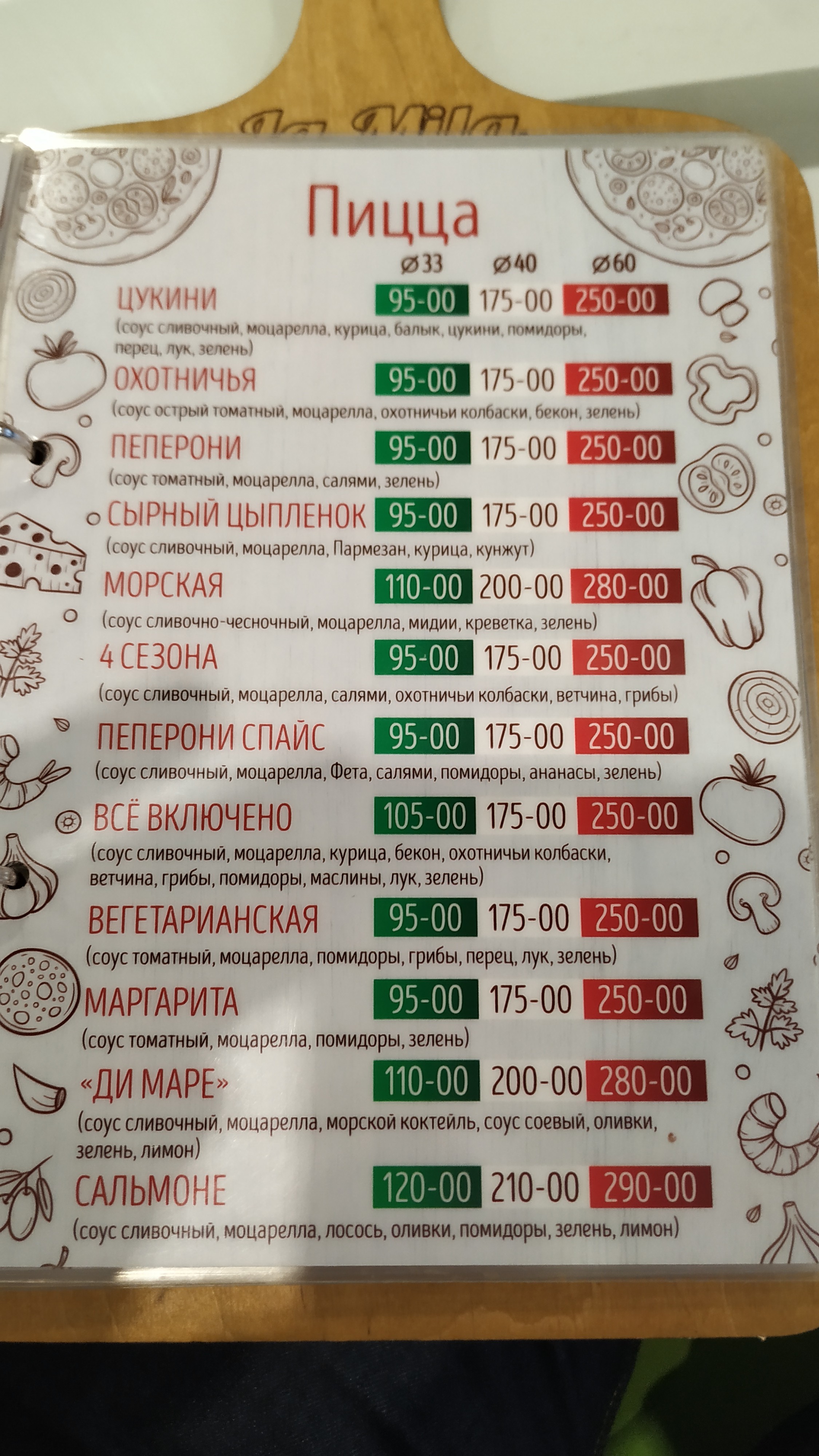 Піцерія La Mila menu 6
