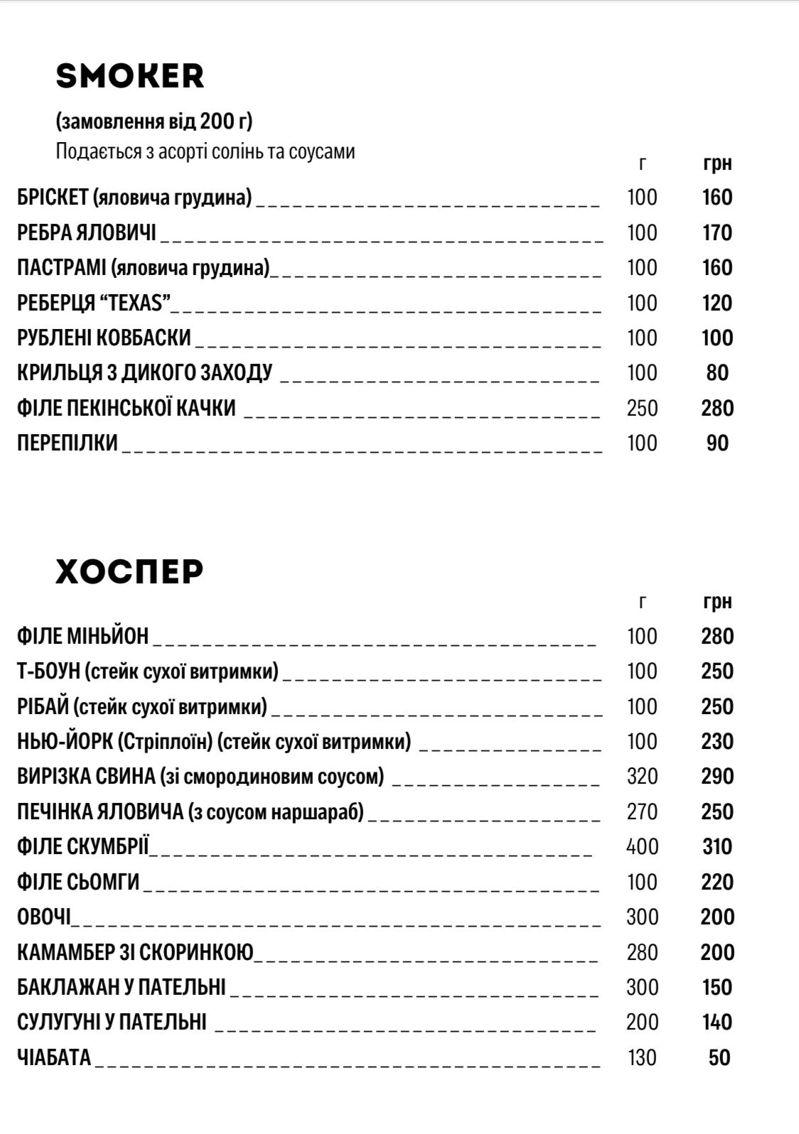 Smoke Time Akkerman menu 7
