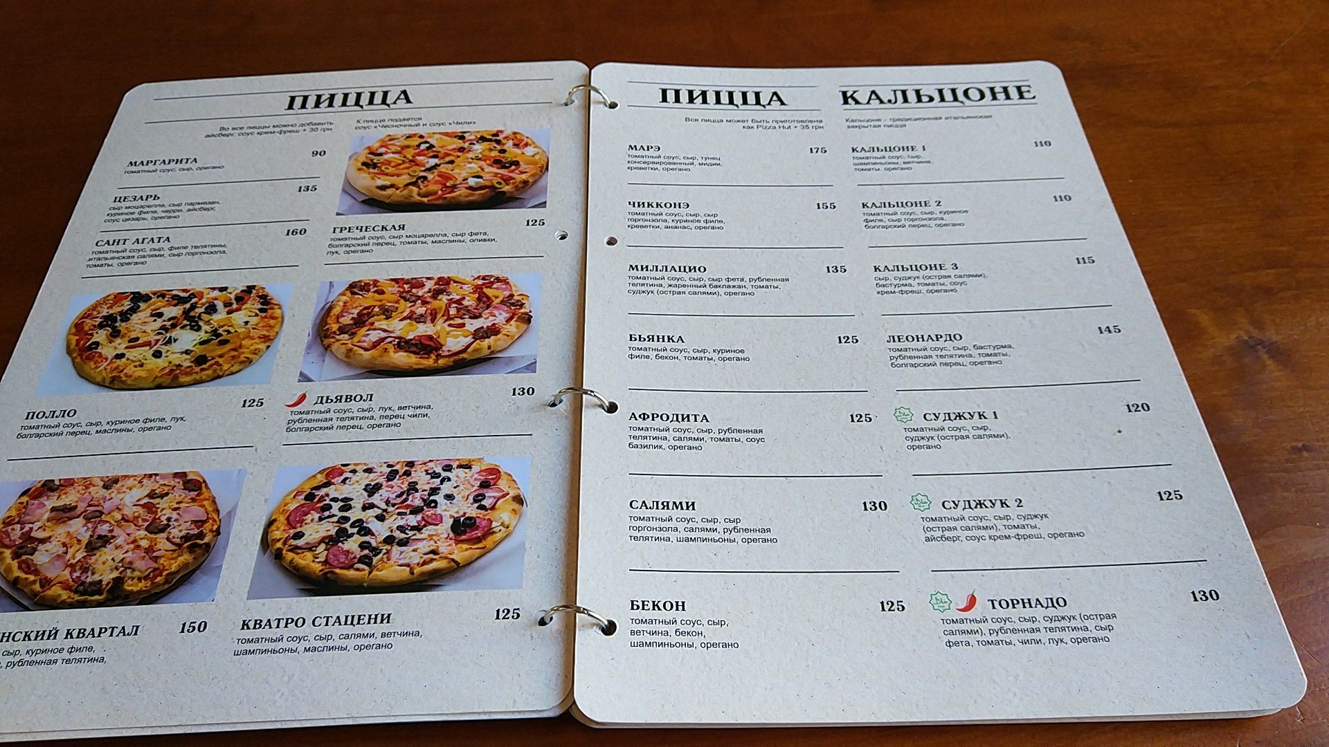 Italyanskiy Kvartal menu 8