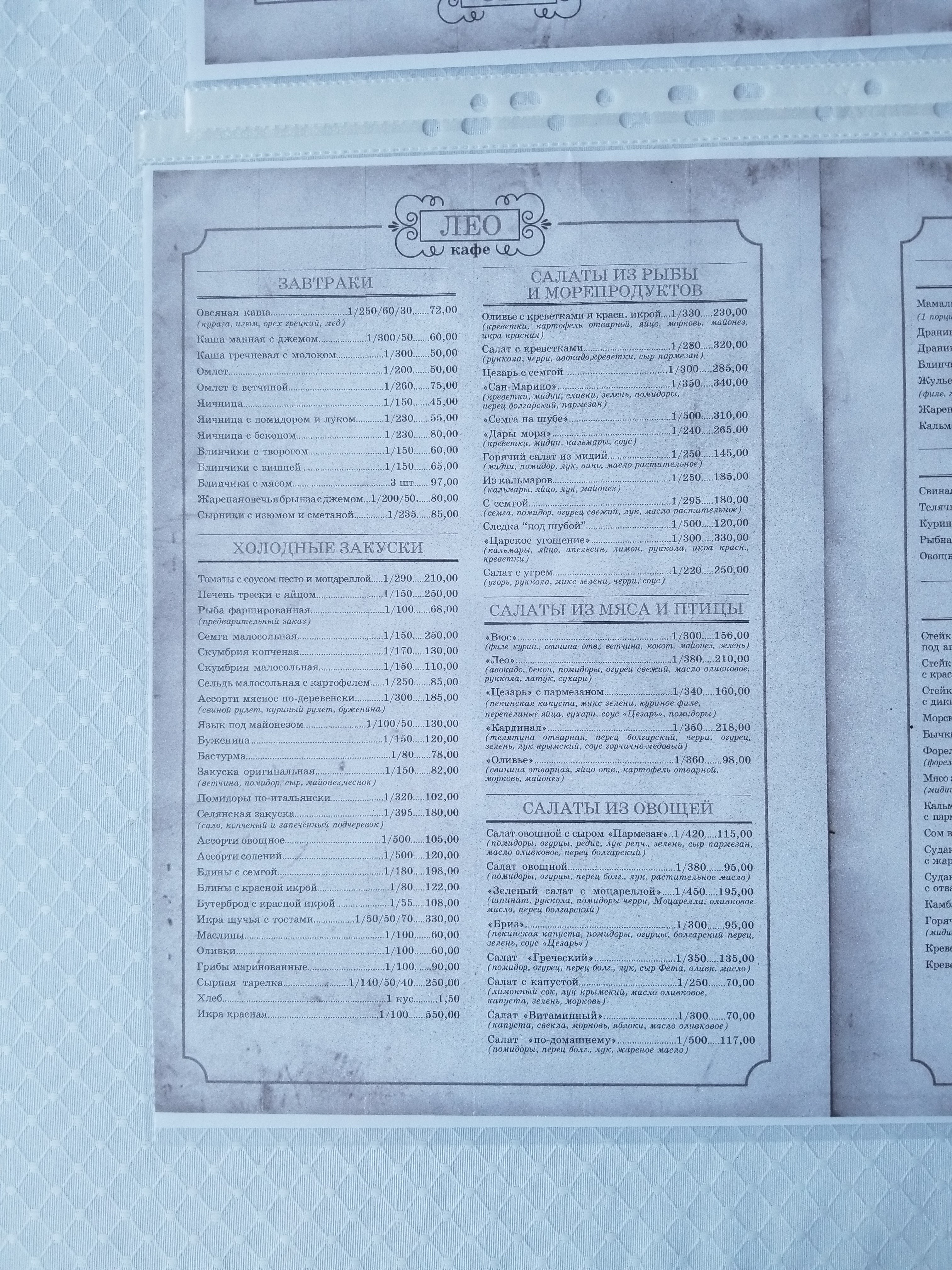Kafe Leo Chernomorsk menu 11