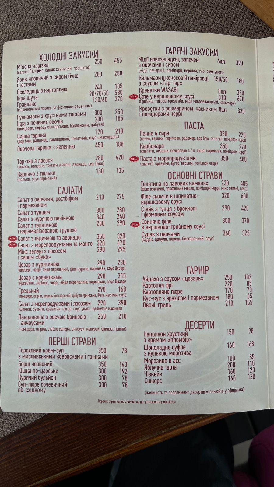 БАЛАТОН РЕСТОРАН menu 4