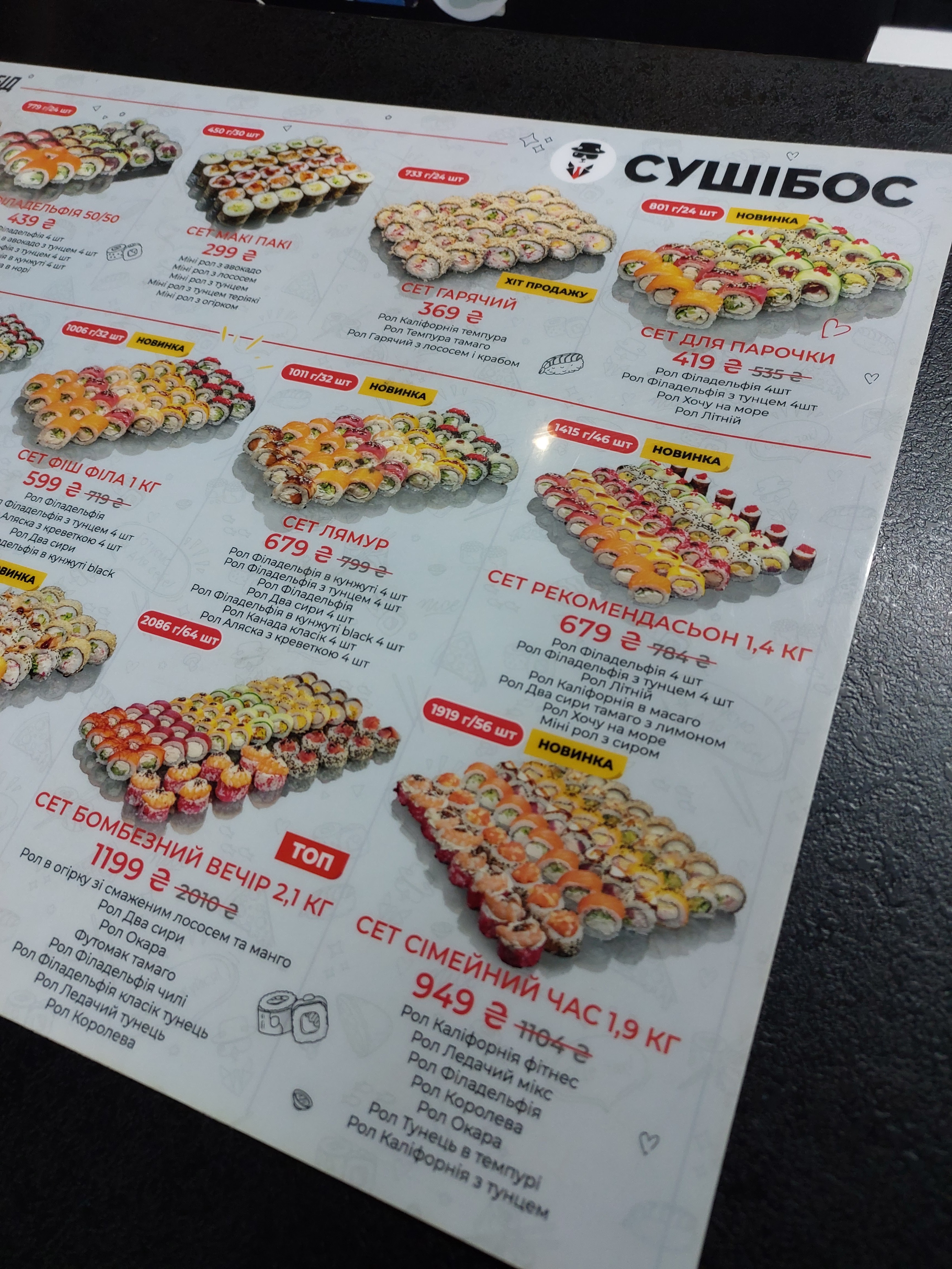 СушіБосс menu 1