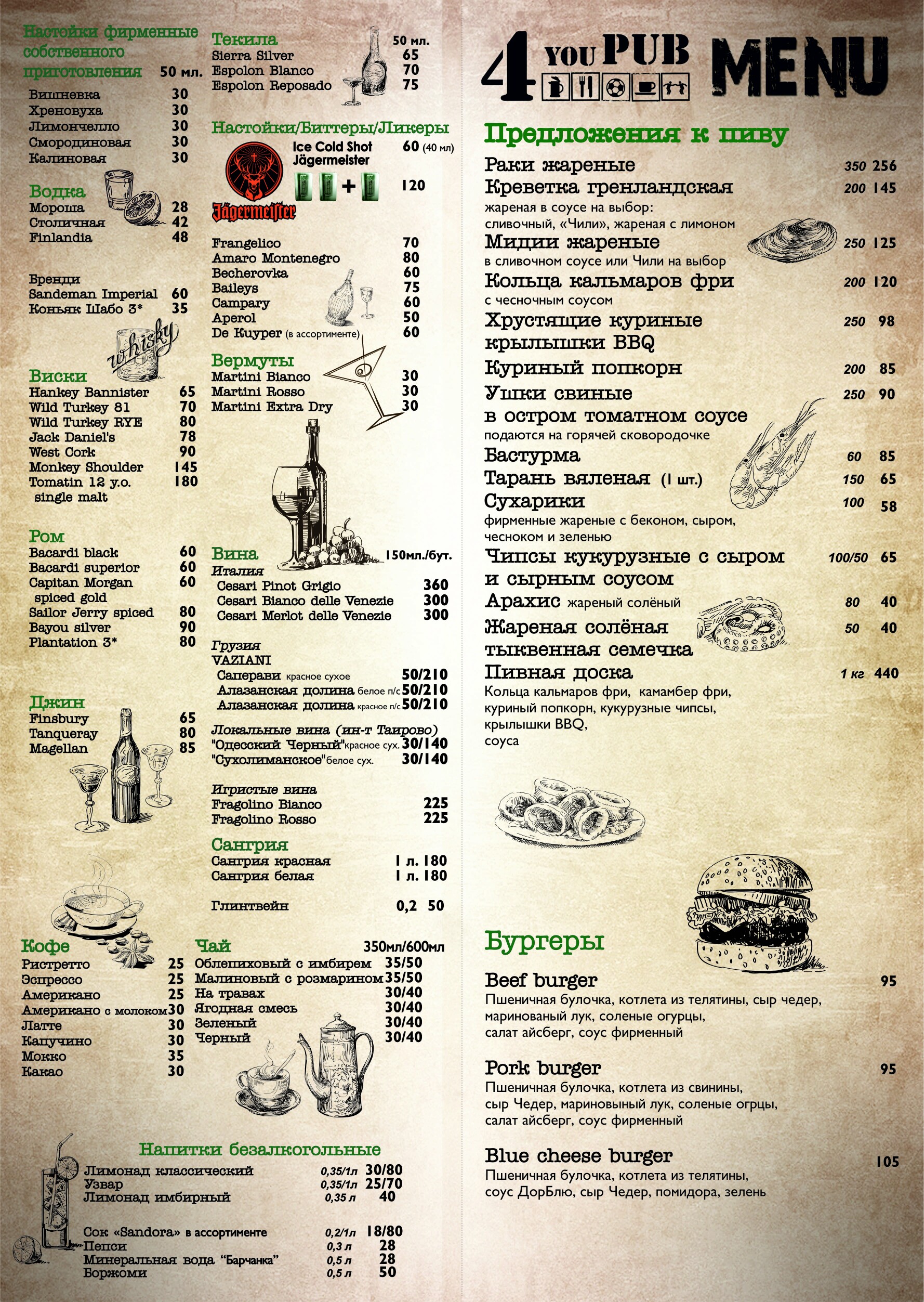 PUB4you menu 7