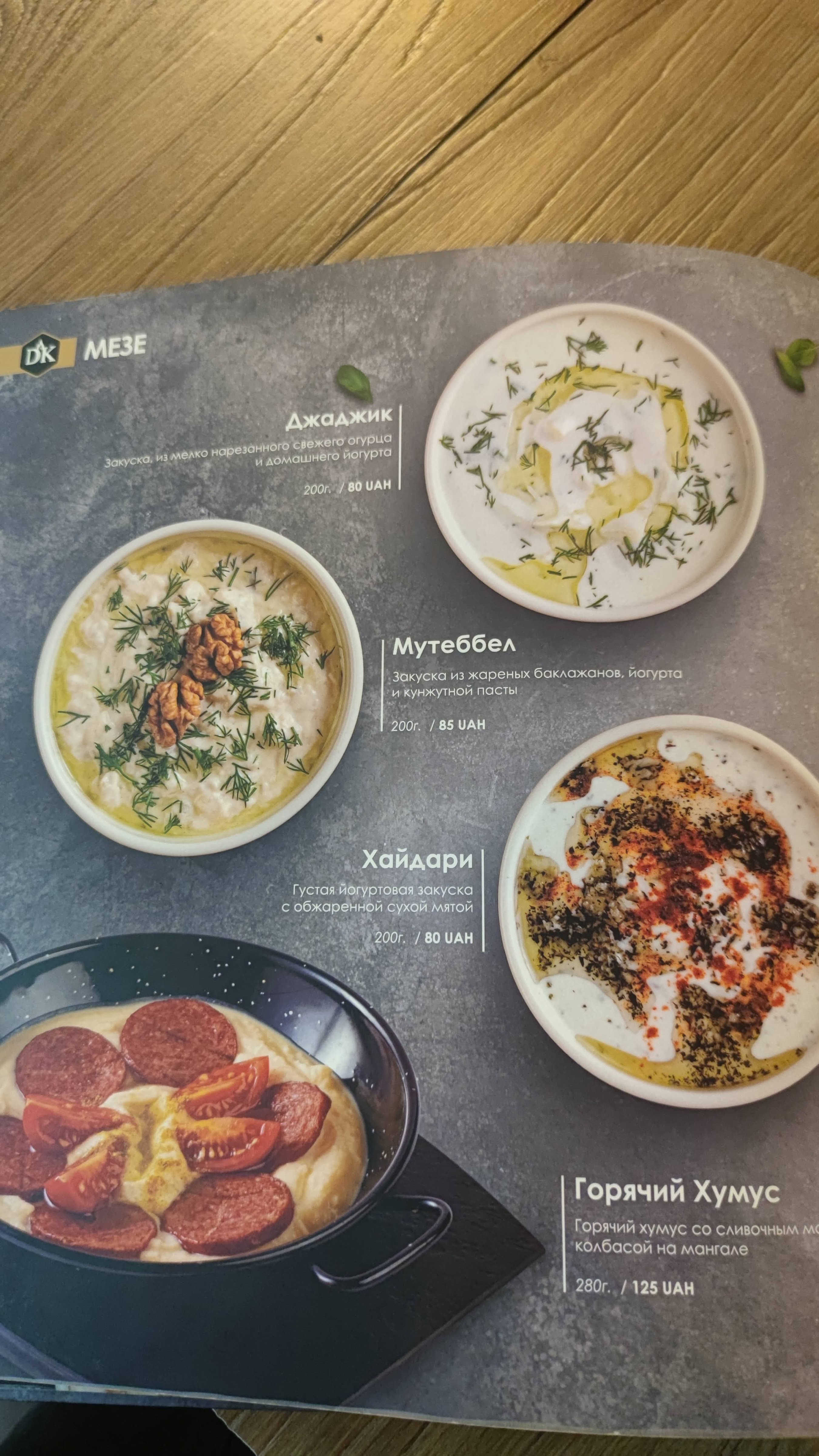 Doner Kebab menu 8