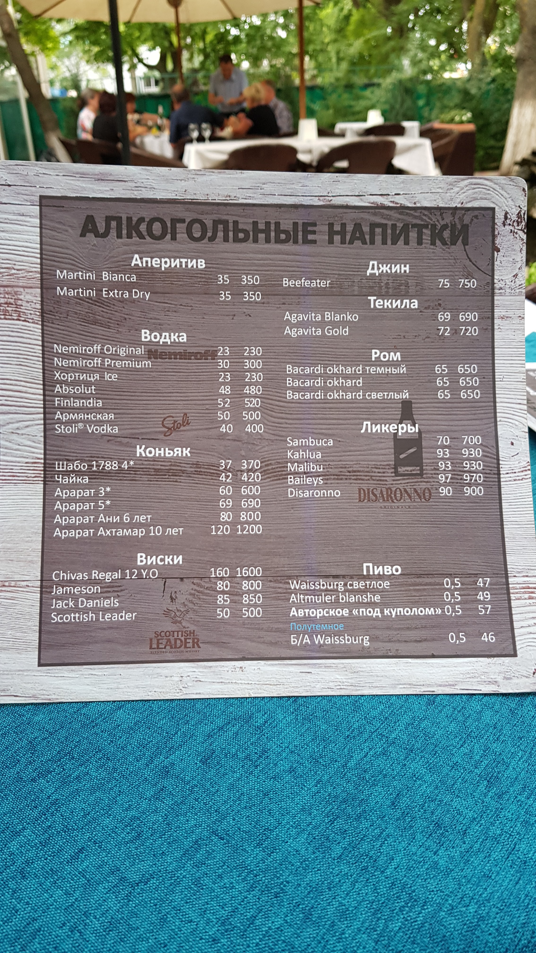 Pod Kupolom menu 5