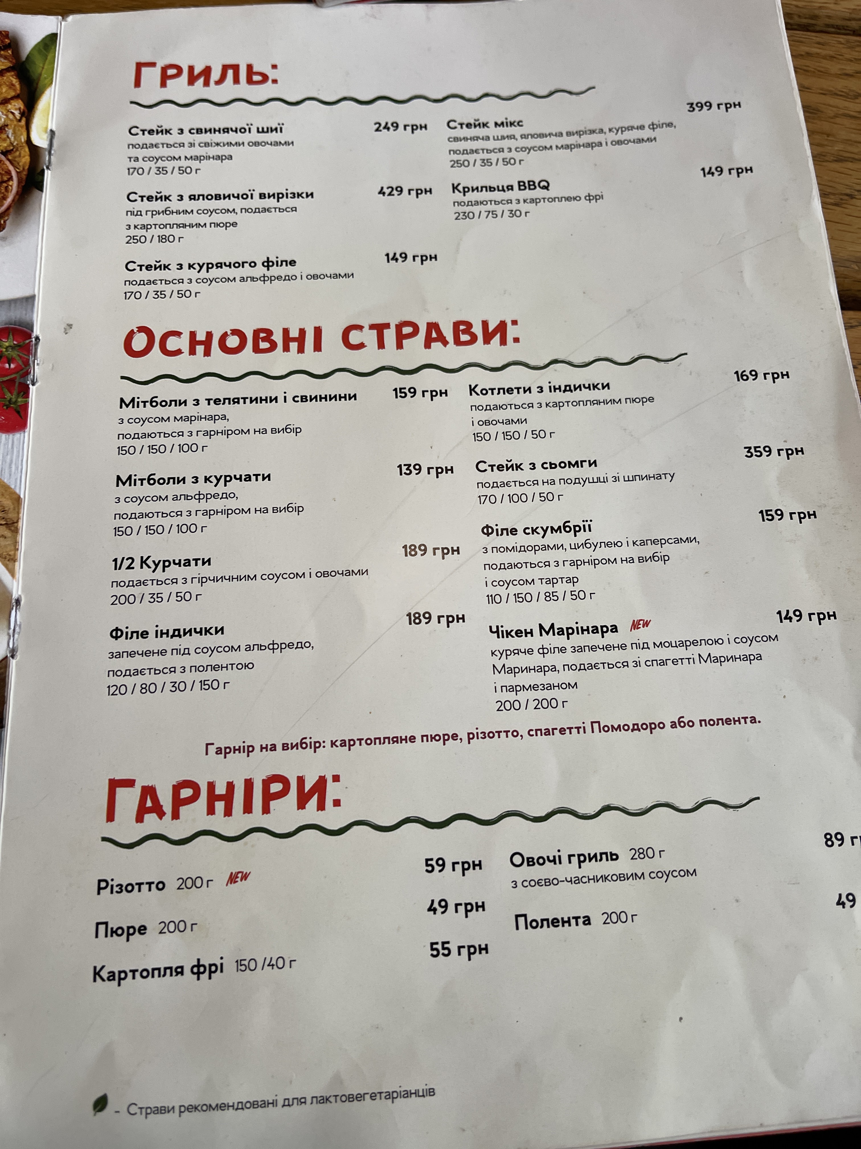 Pomodoro menu 2