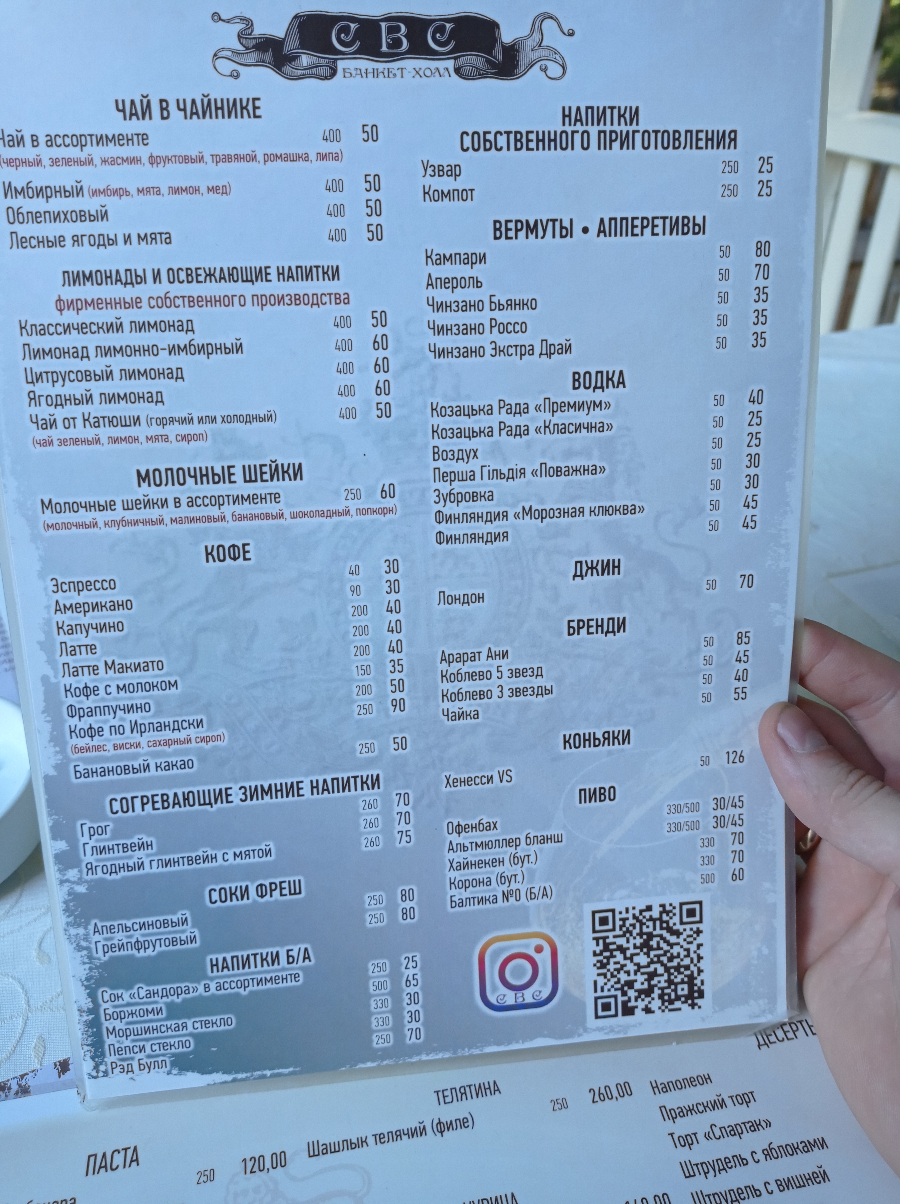 Svs menu 1