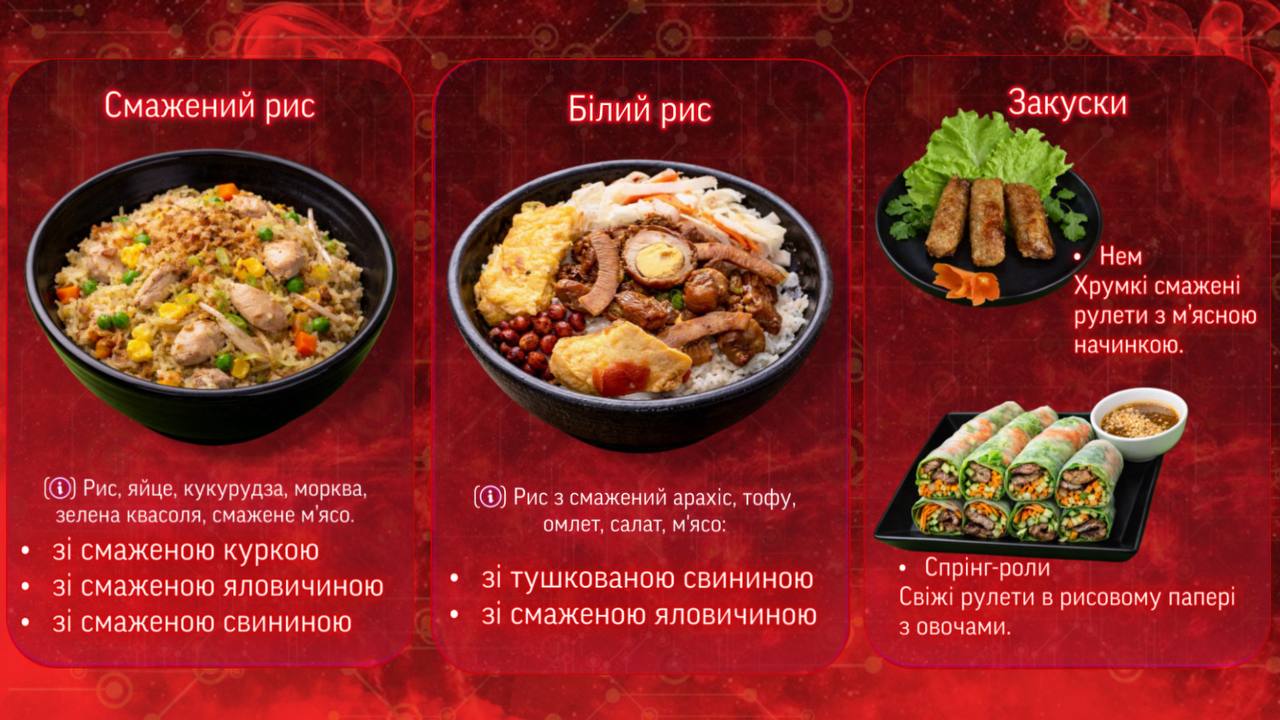 В’єтнамська кухня | DLV90s | cyber dragon menu 2