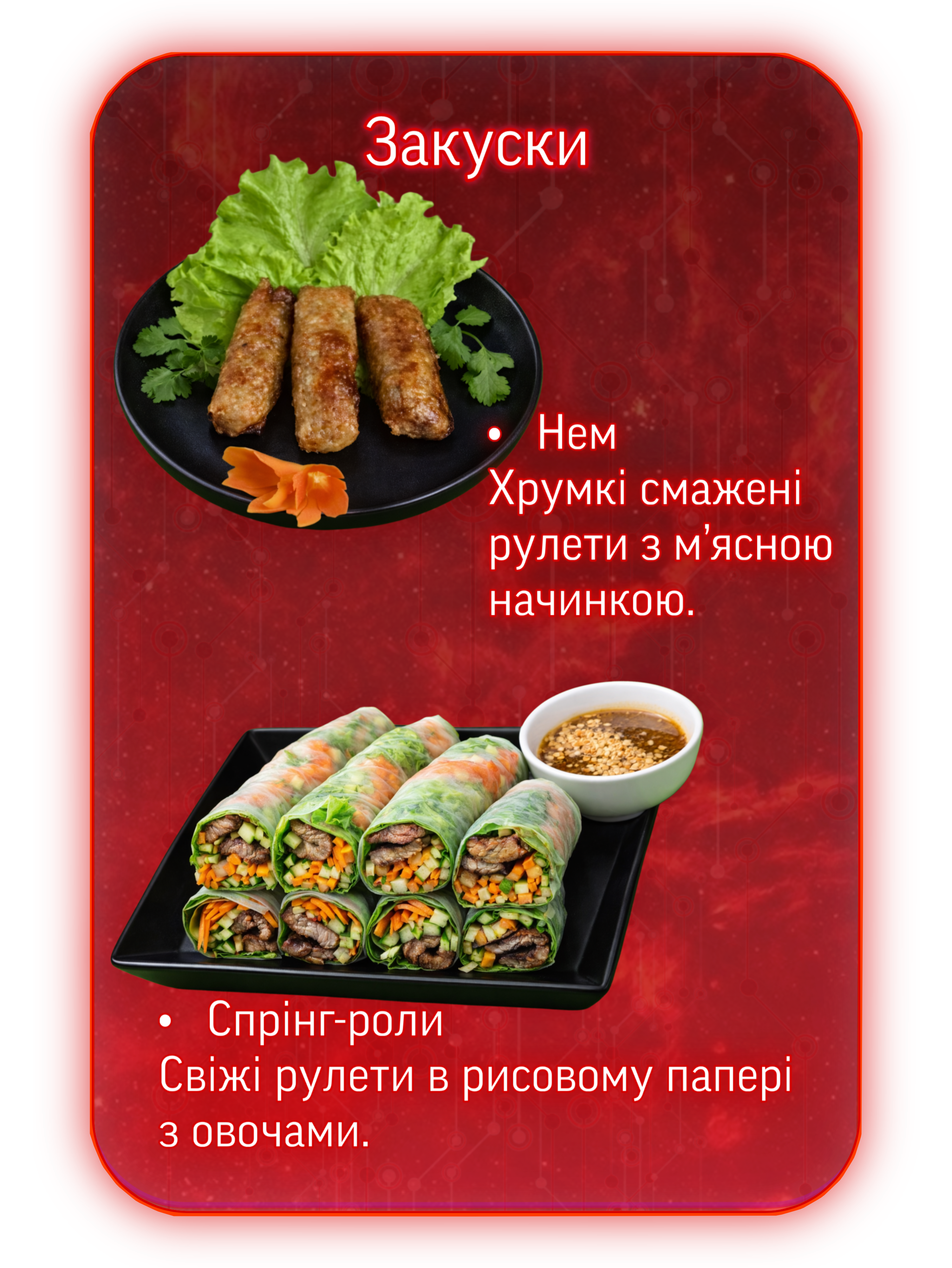 В’єтнамська кухня | DLV90s | cyber dragon menu 5