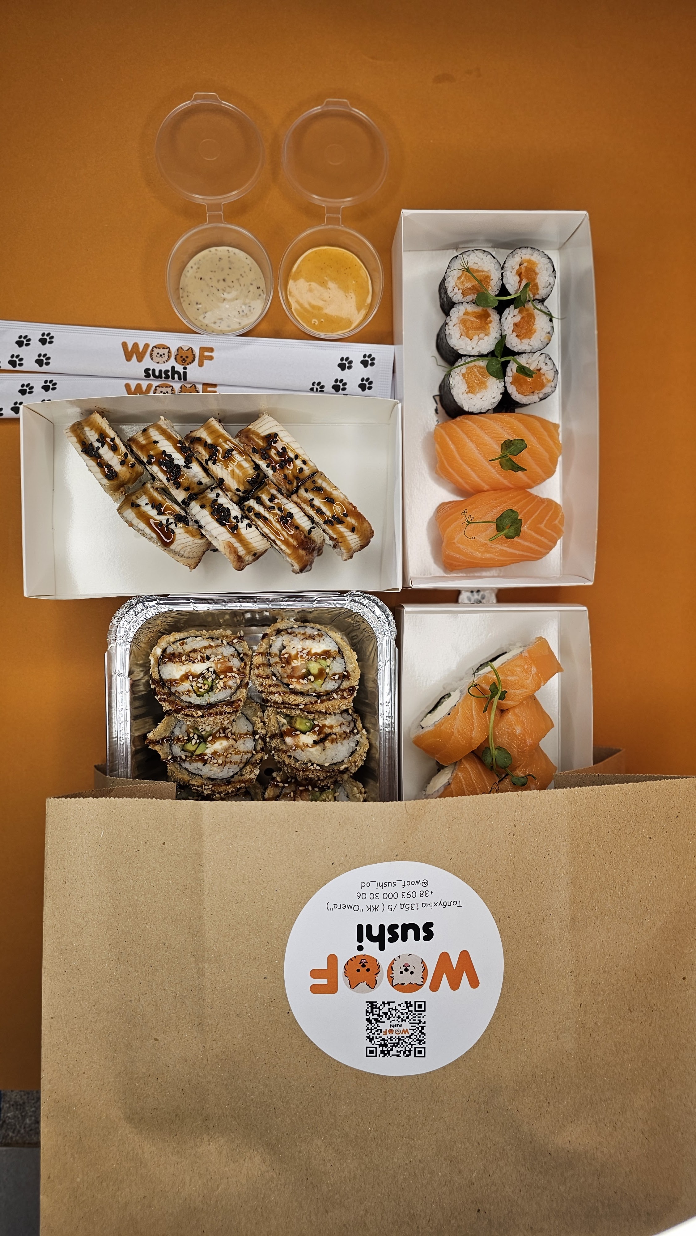 WOOF SUSHI menu 4
