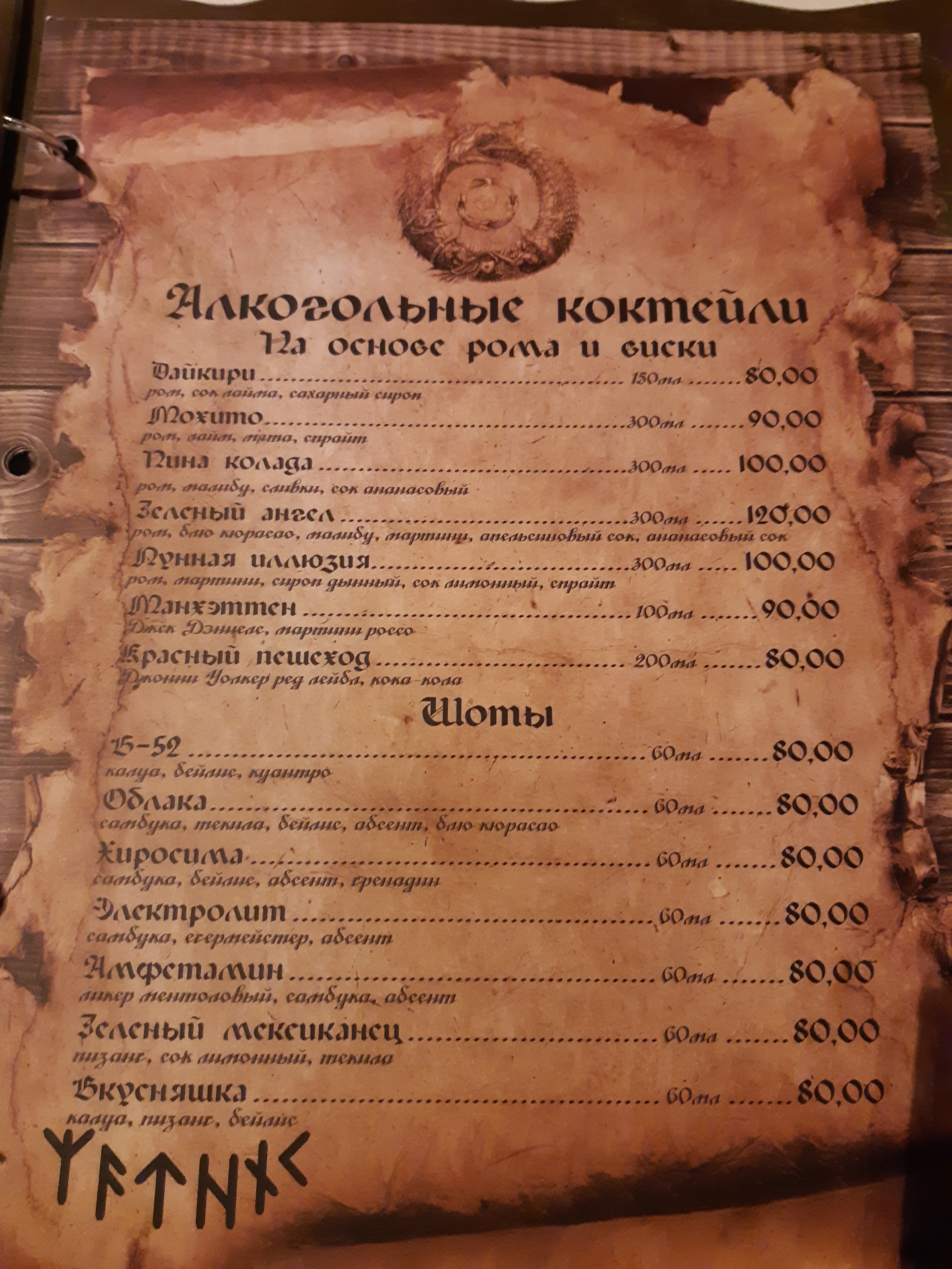 Сканди menu 12