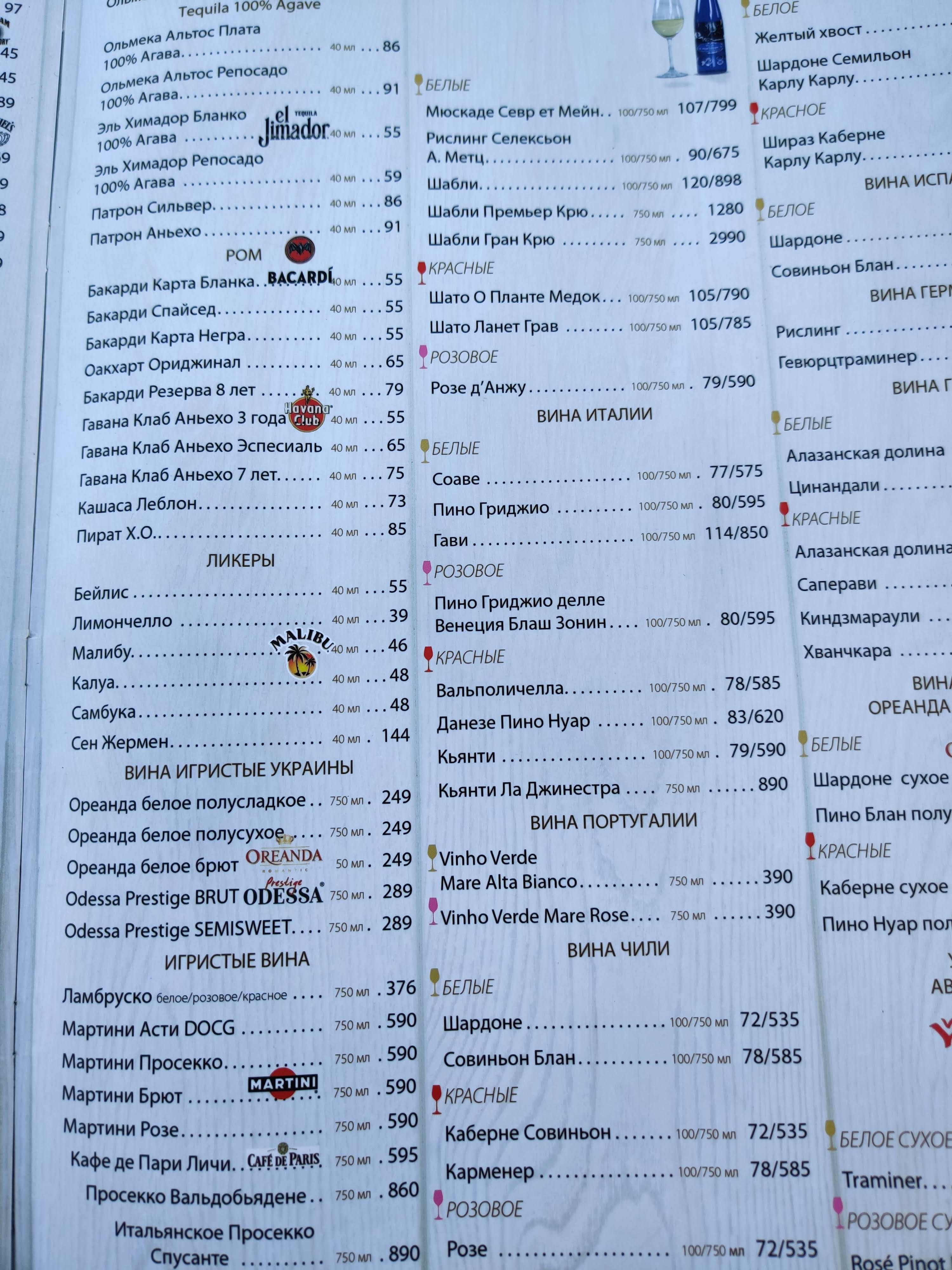 Риба menu 8