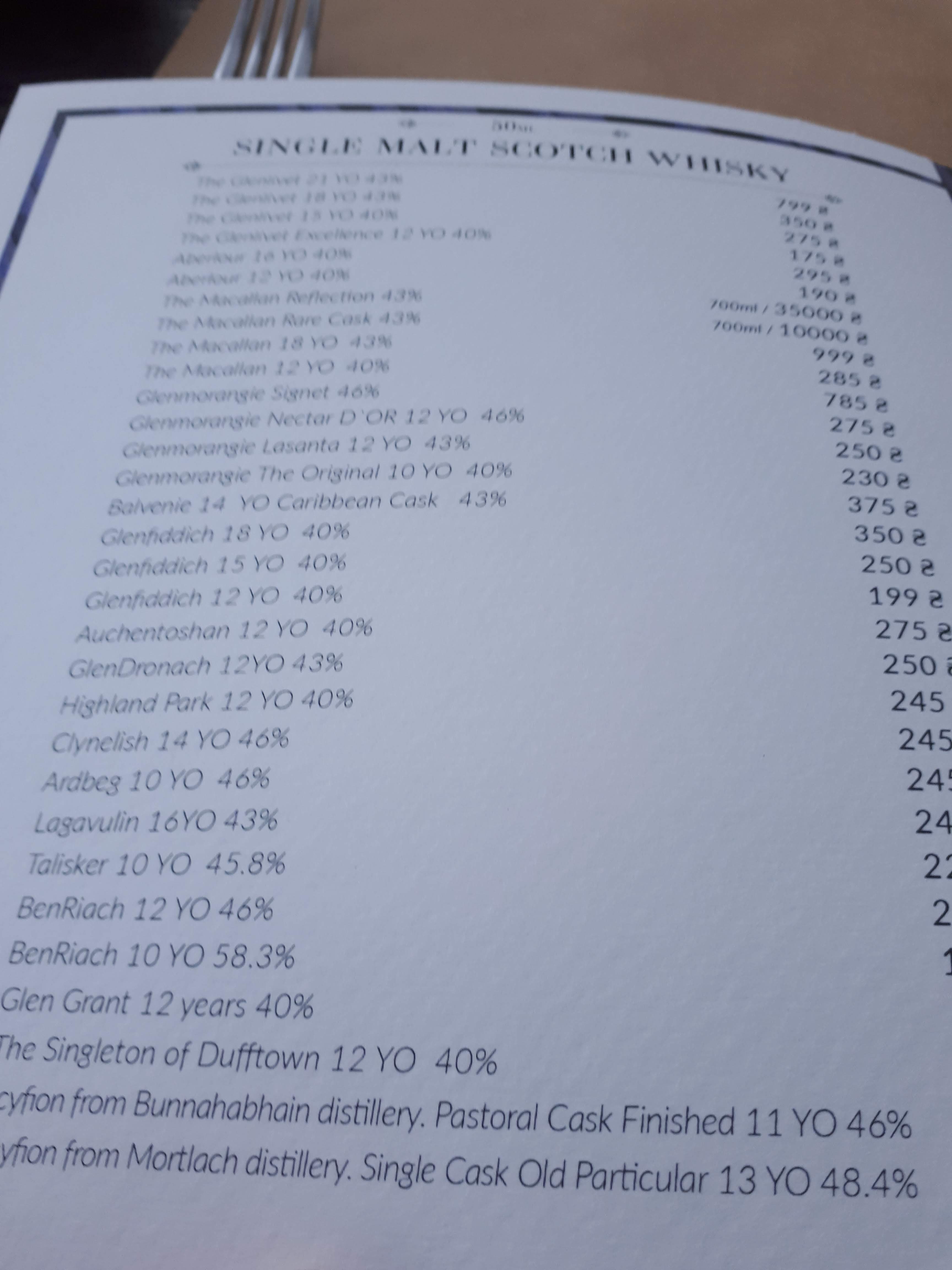 REEF menu 12