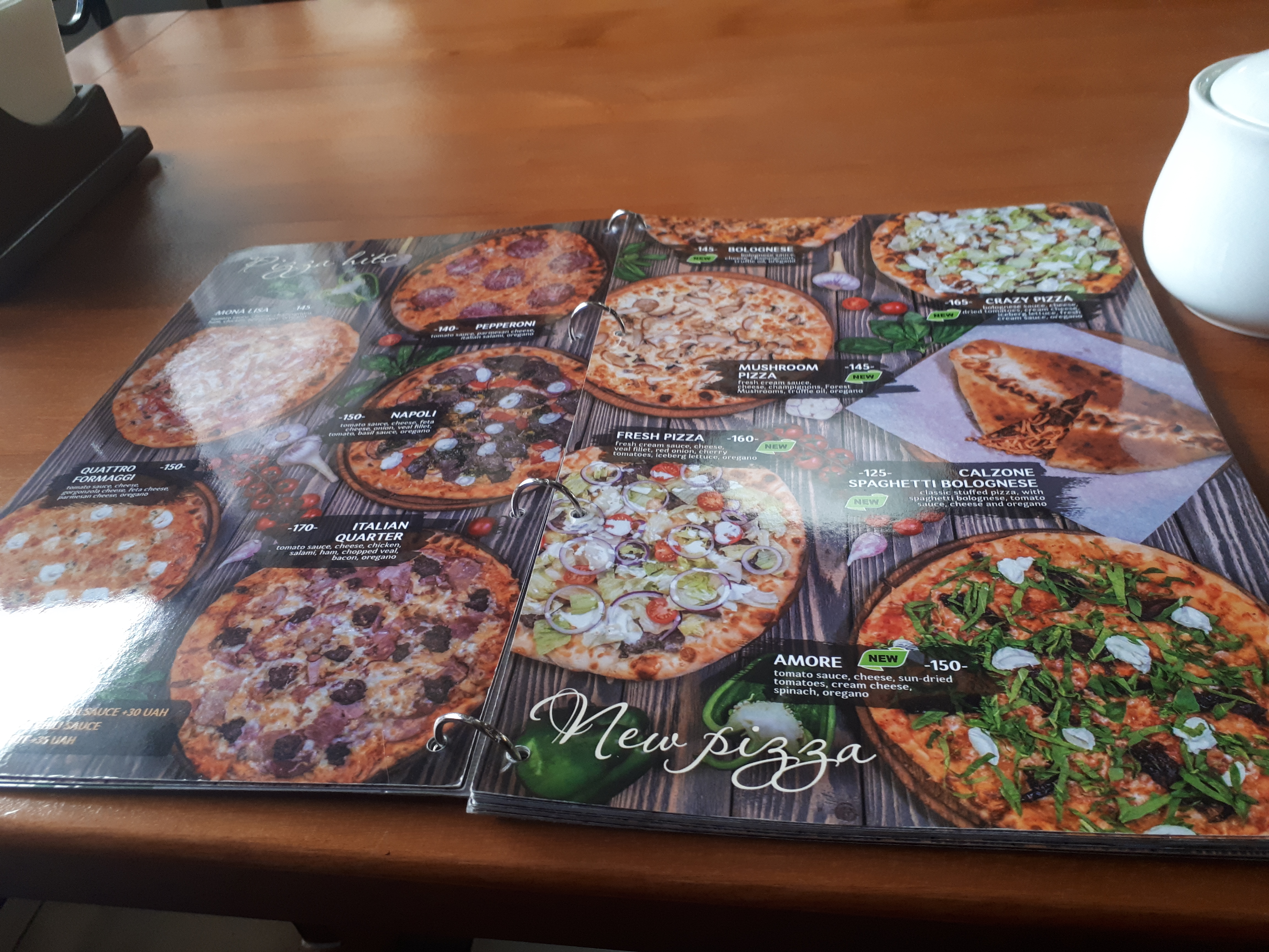 Italian Quarter menu 2