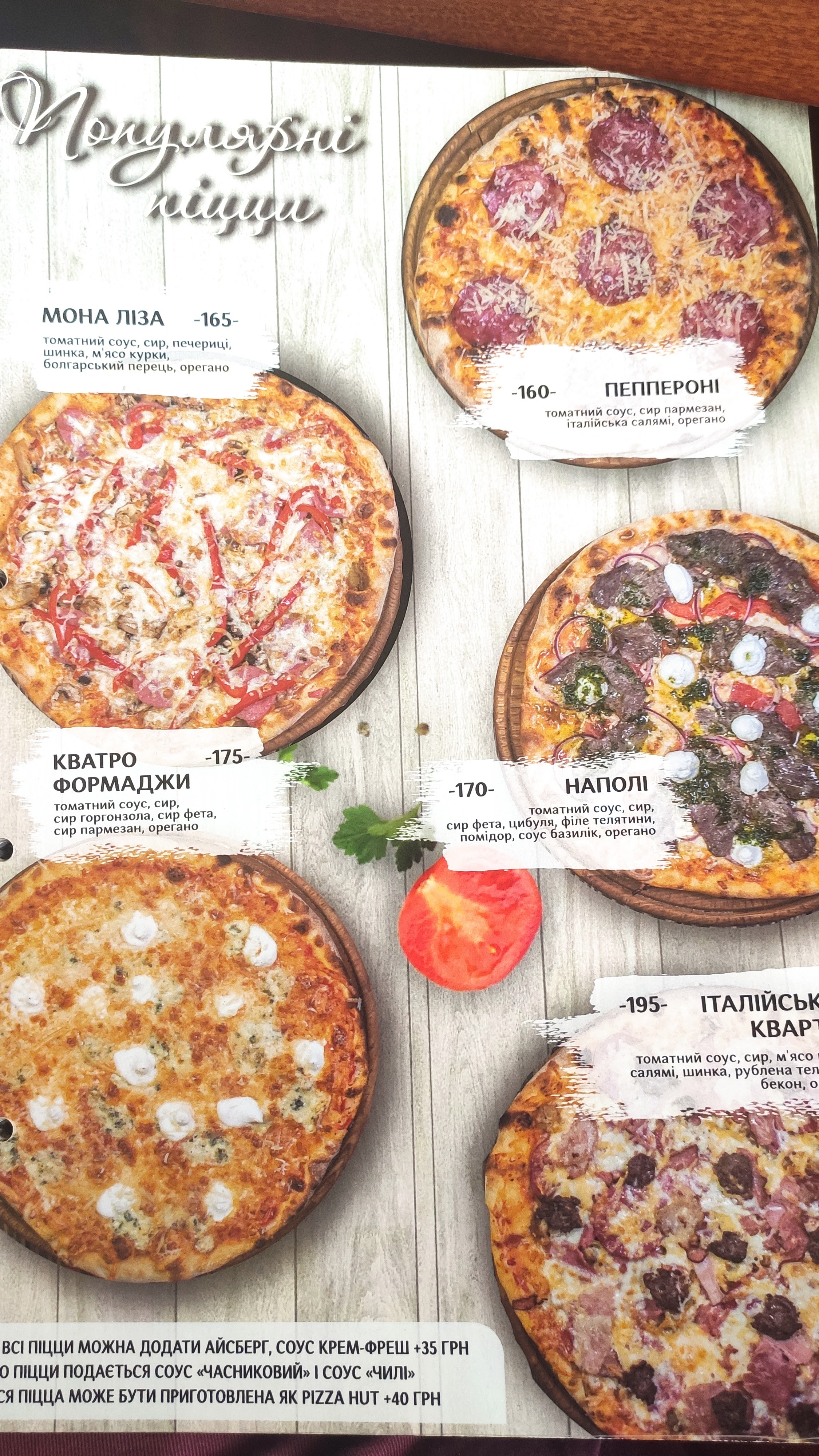 Italian Quarter menu 6