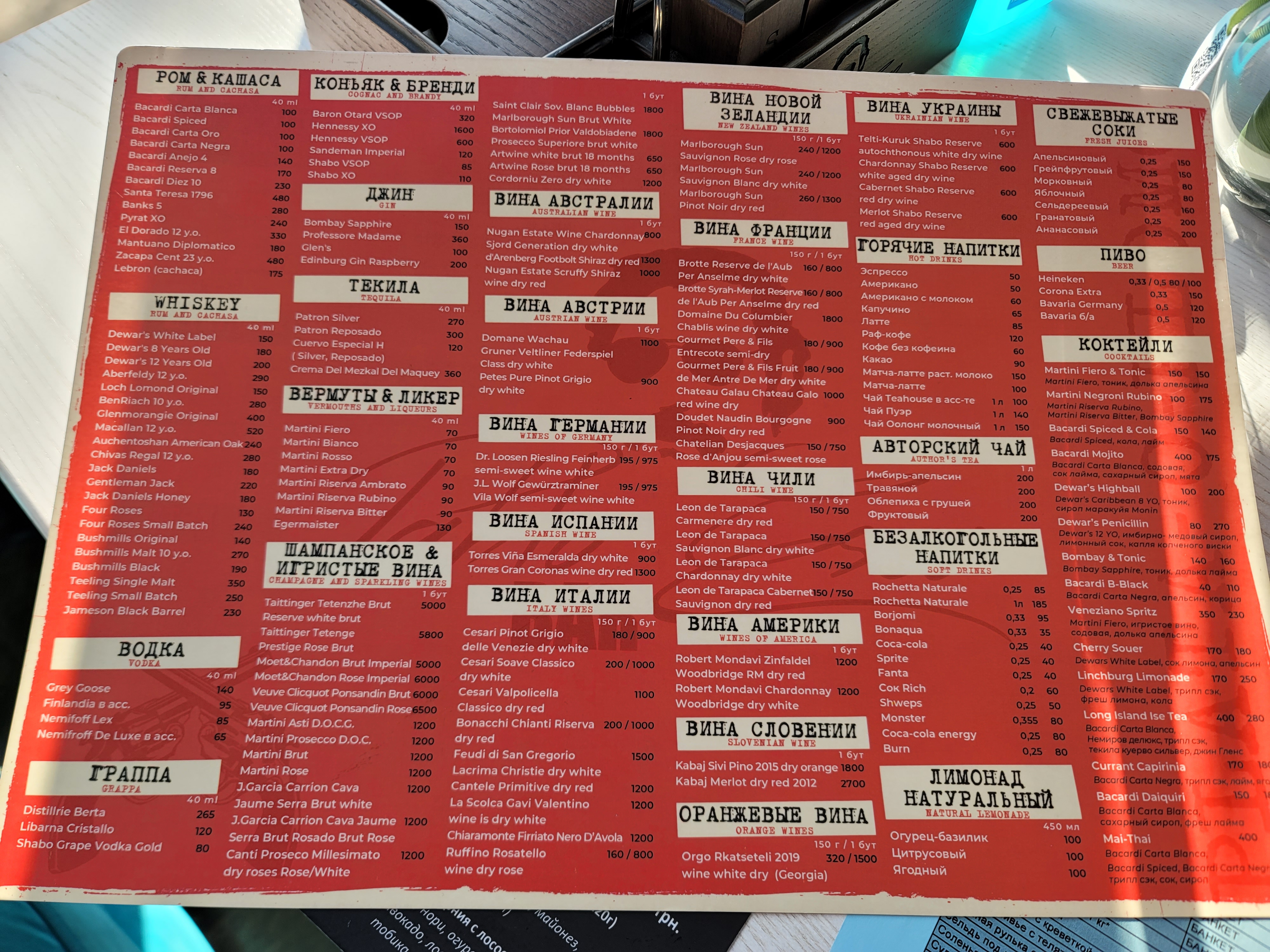 Solo menu 1