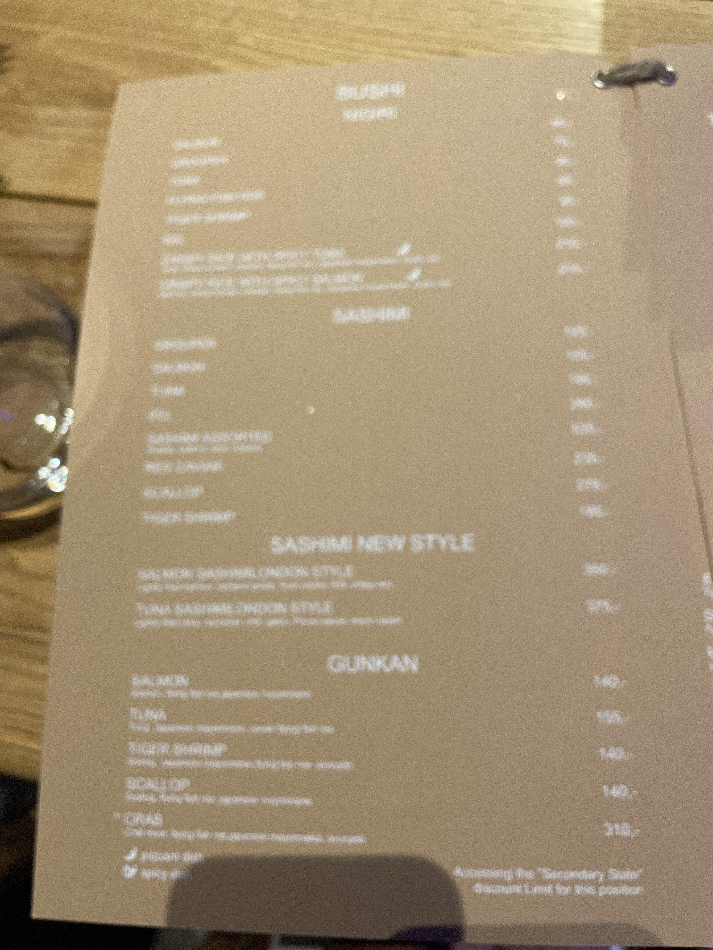 Azuma Oriental Restaurant menu 10