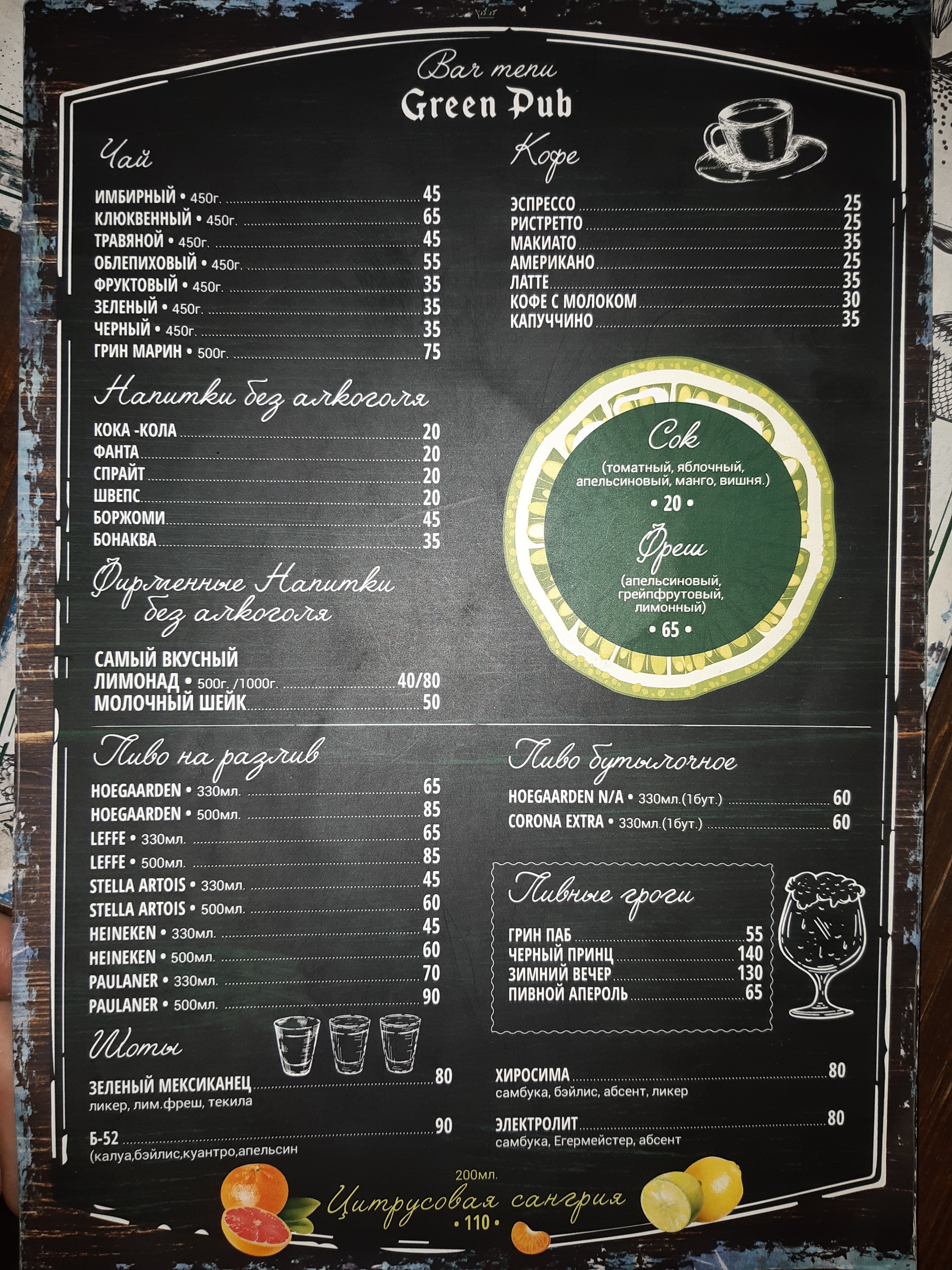 Ресторан Уха menu 3