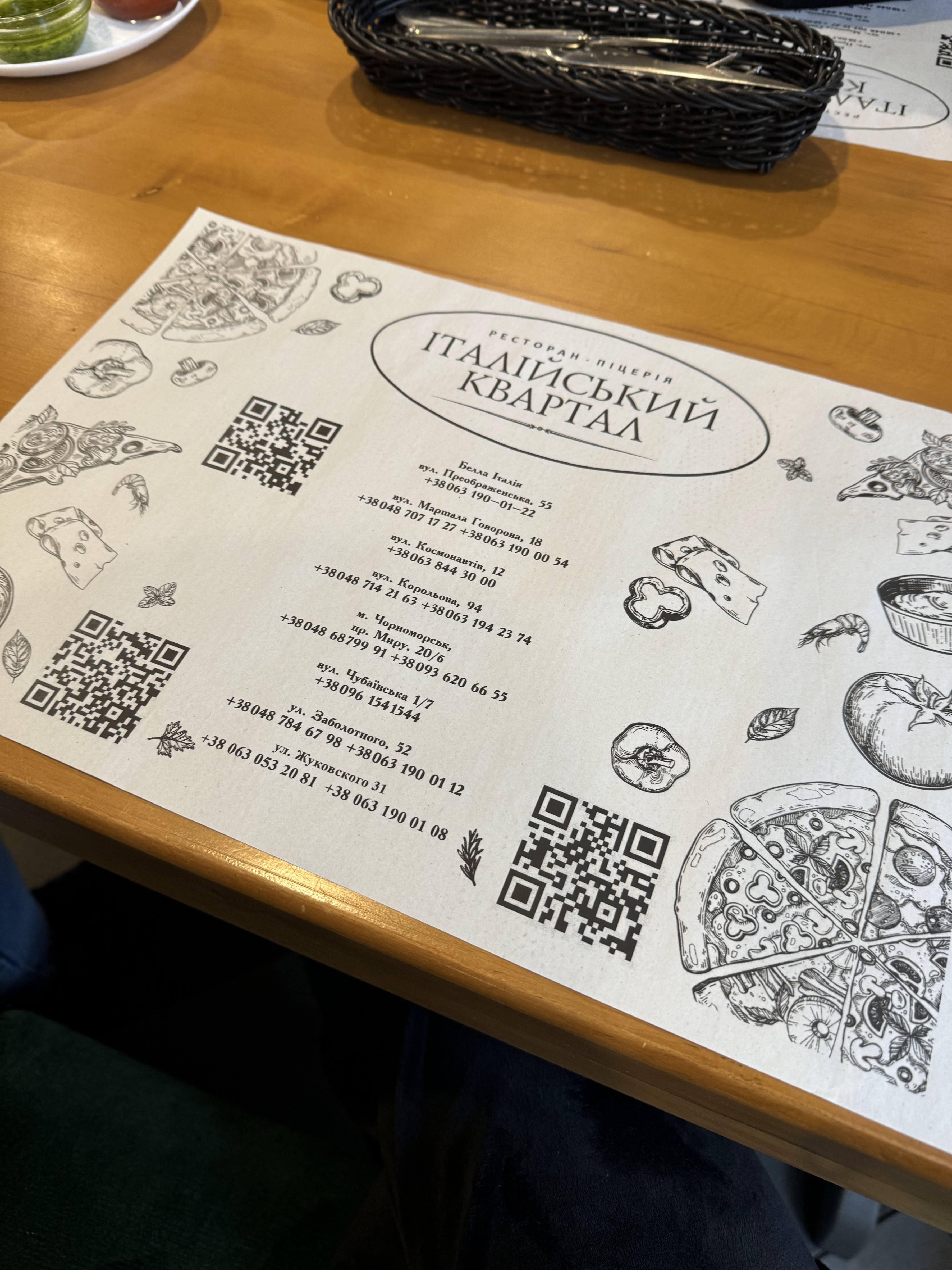 Bella Italiia menu 11