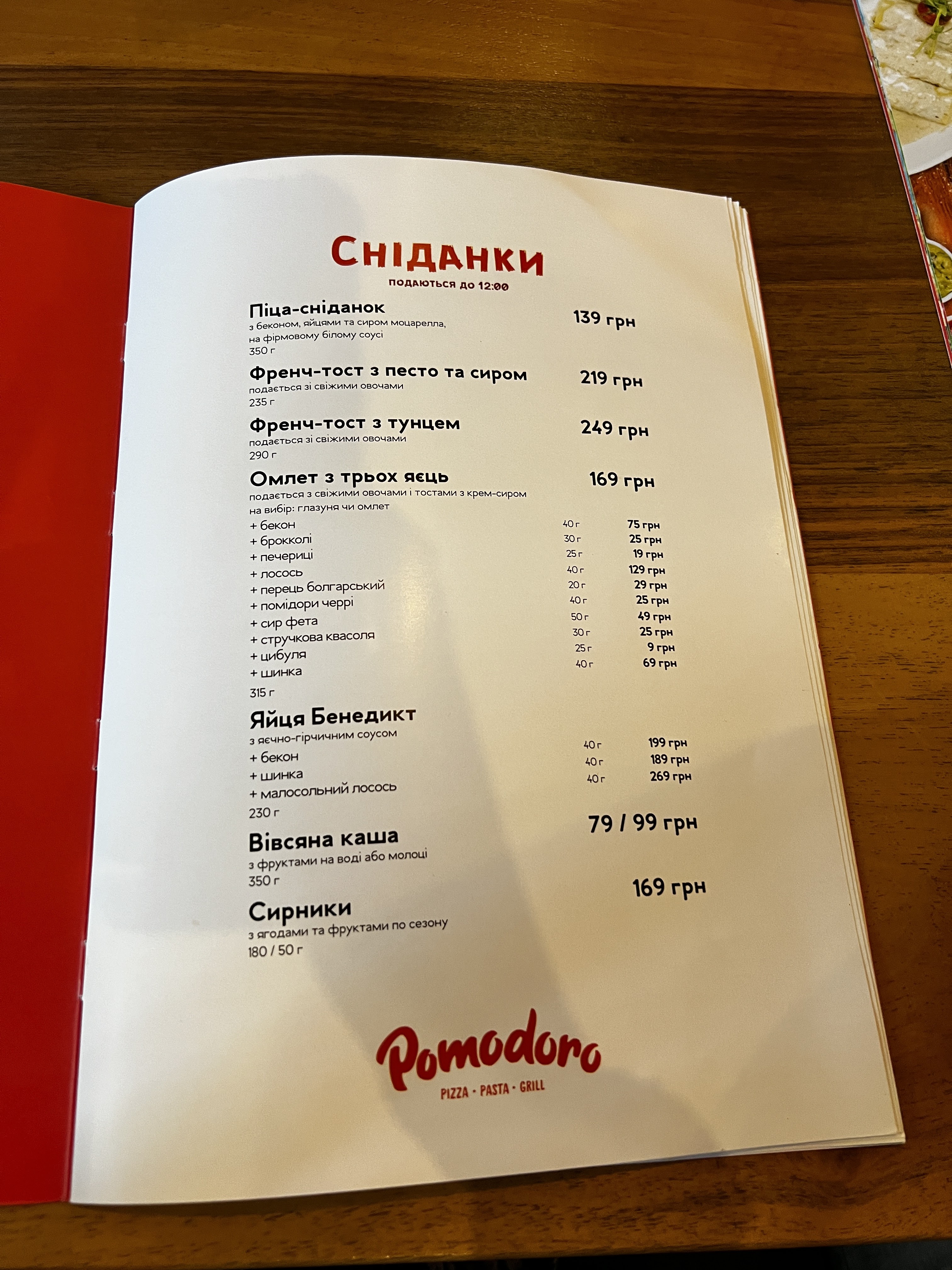 Помодоро menu 3