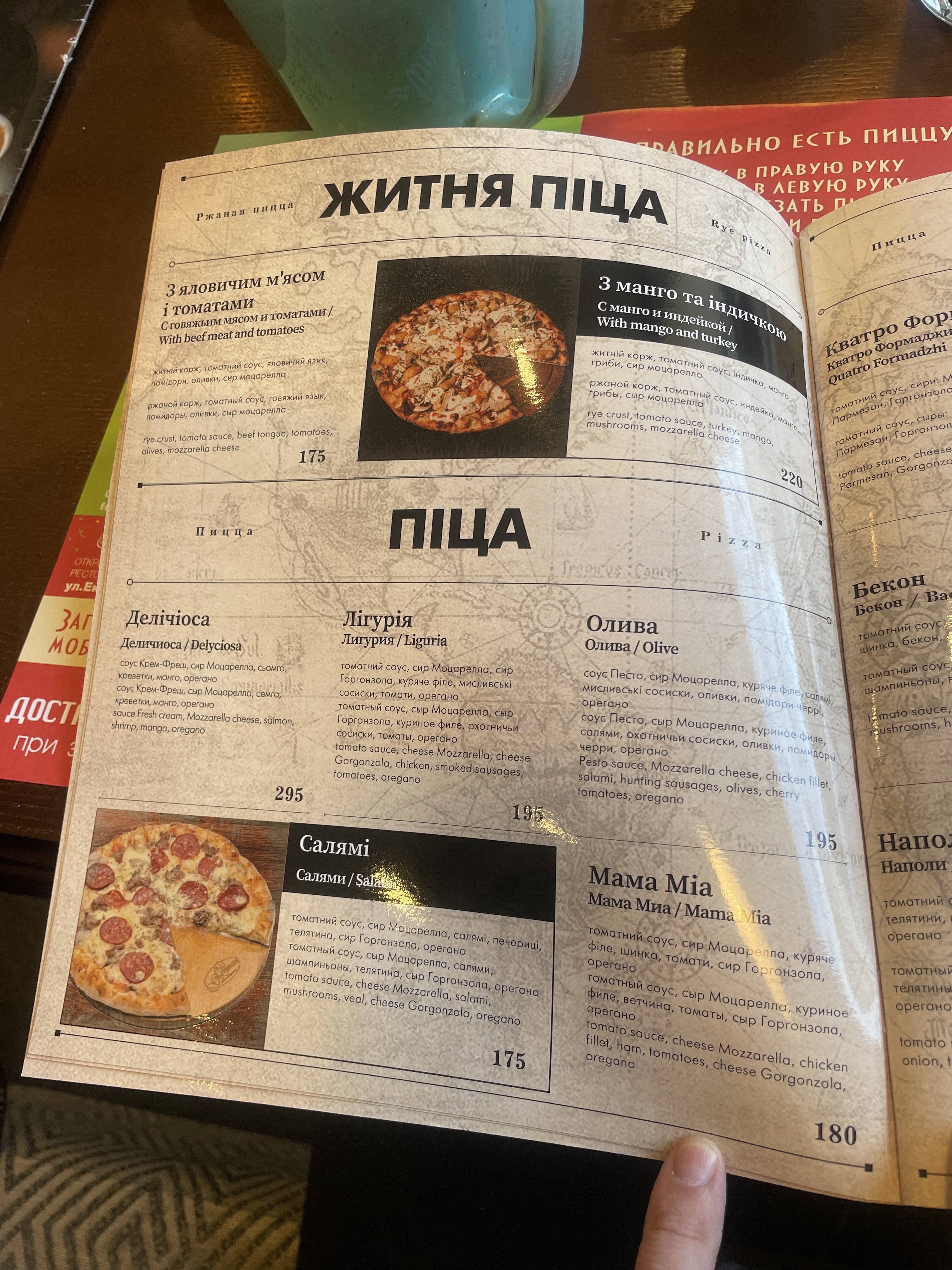 Fontan menu 10