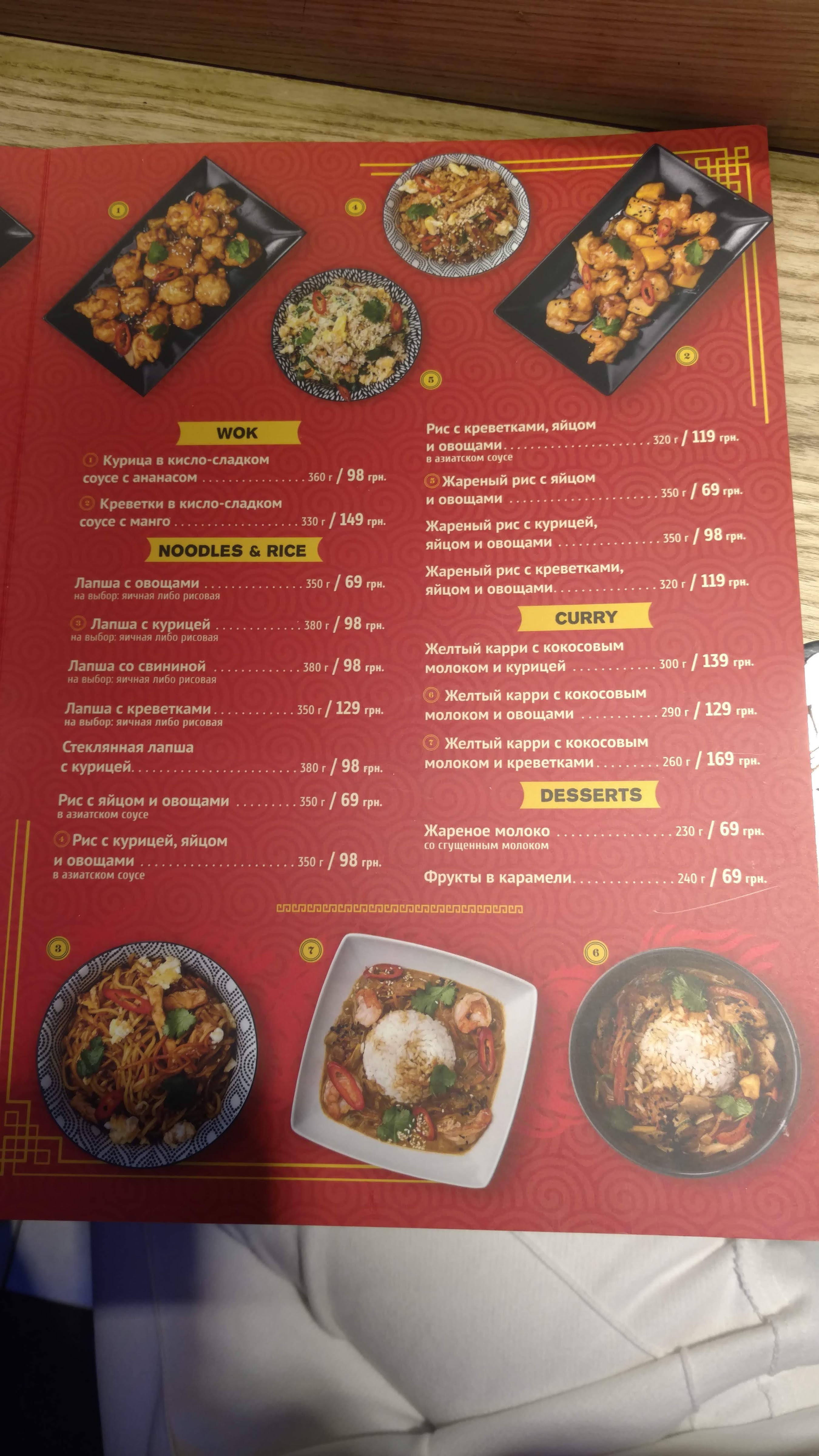 Chin Chin "на Еврейской" menu 10