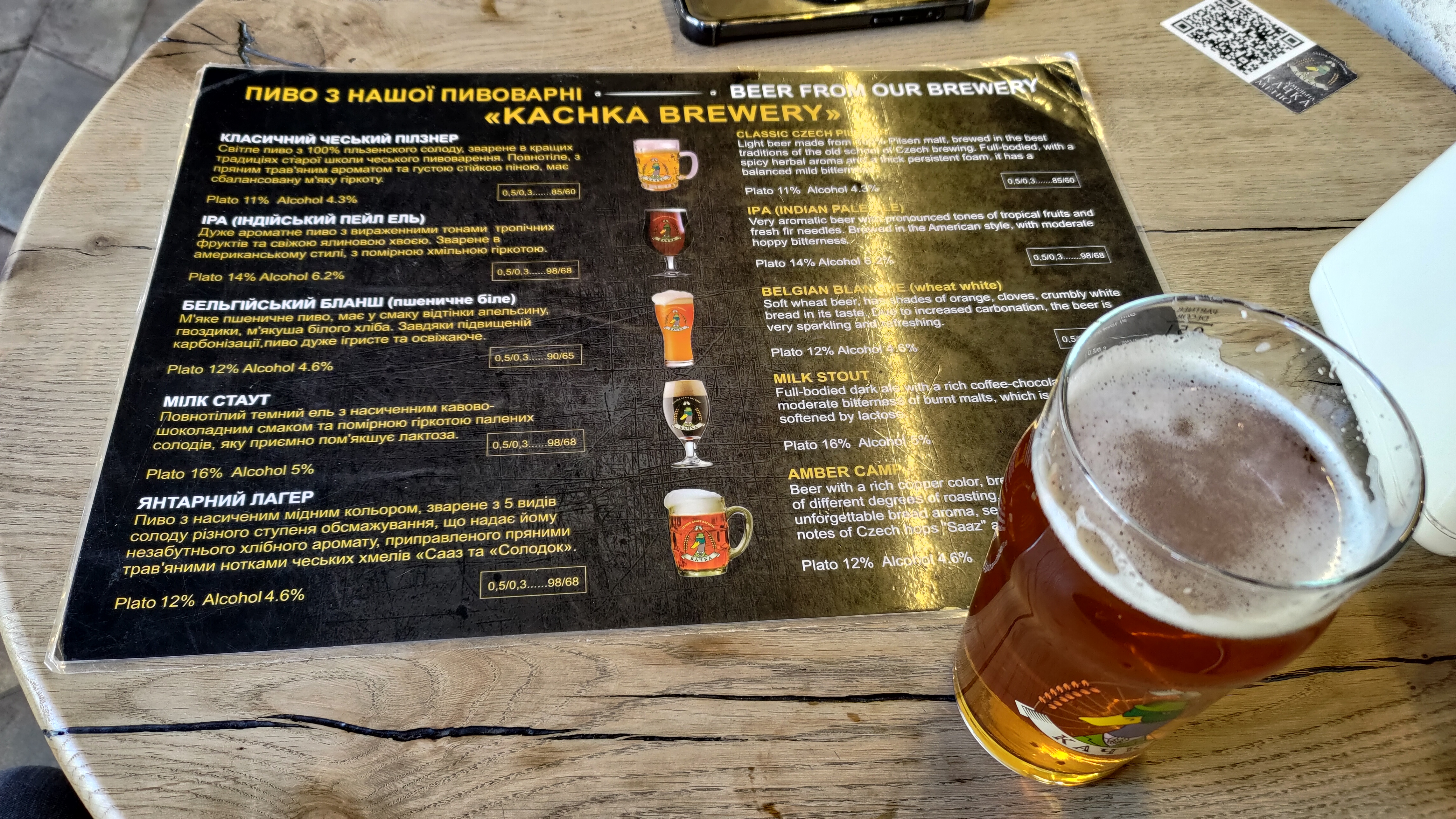 Khmilna Kachka menu 7