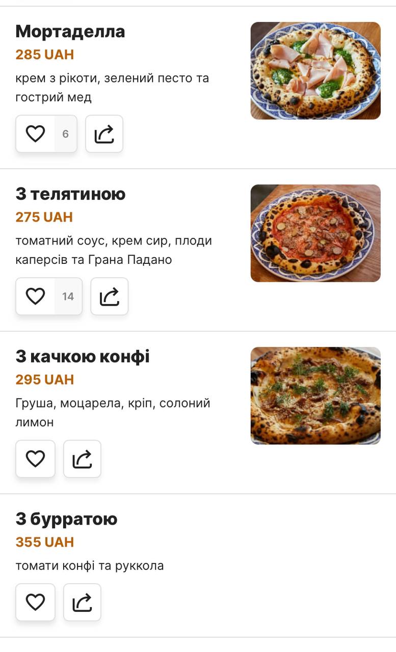 Lili bistro menu 3