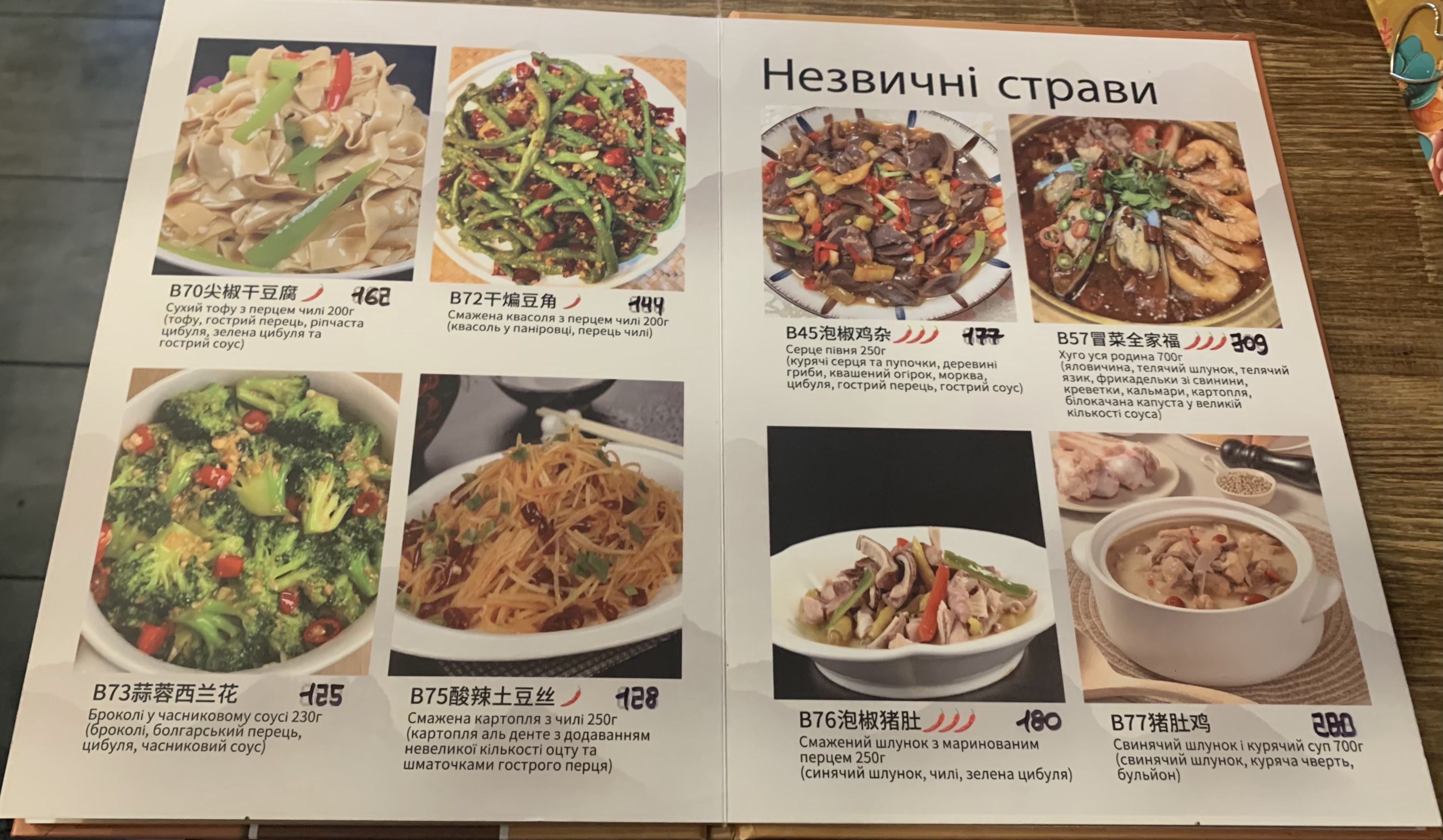 CHINATOWN menu 2