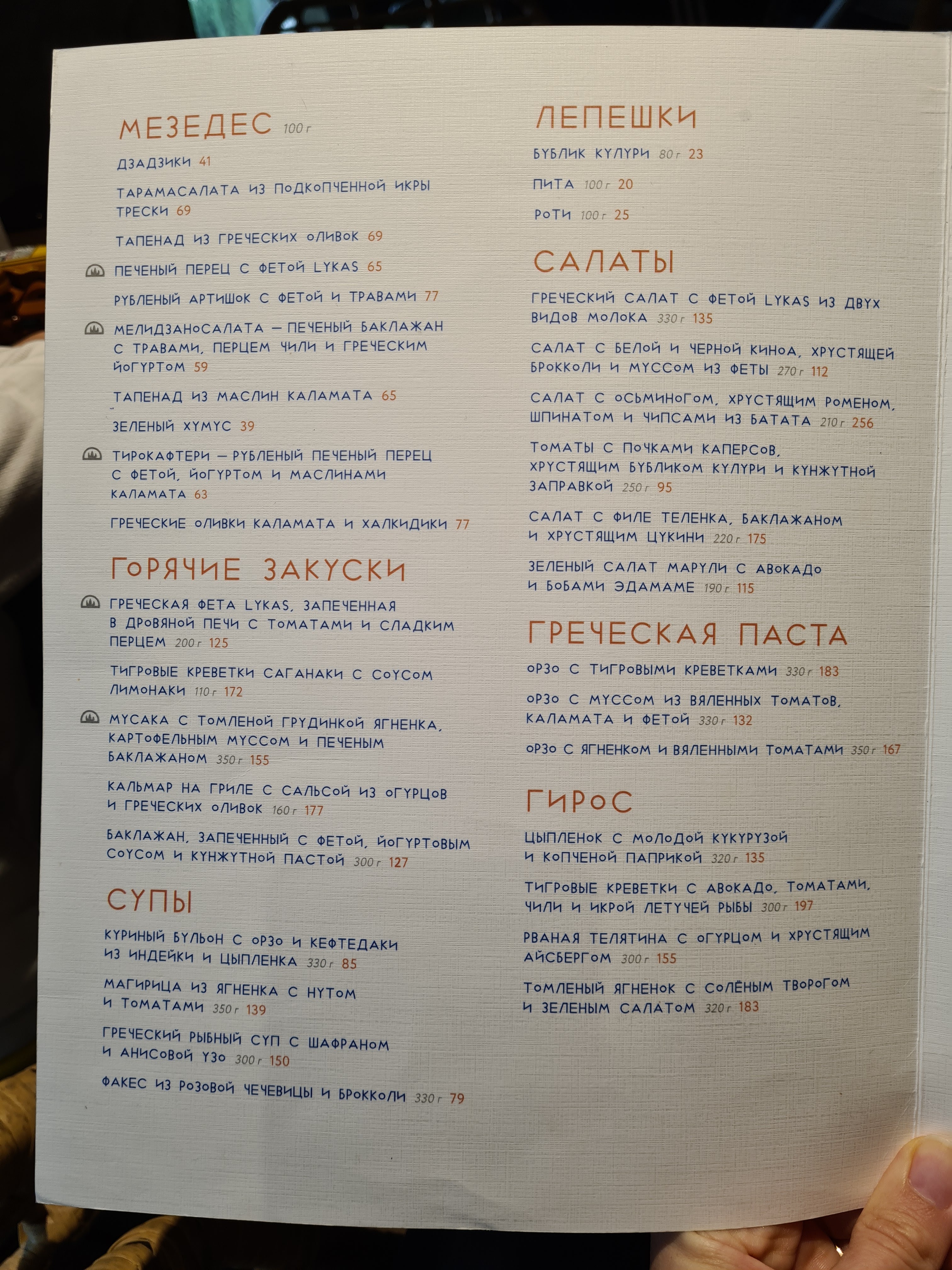 Nikos Greek Bistro menu 8