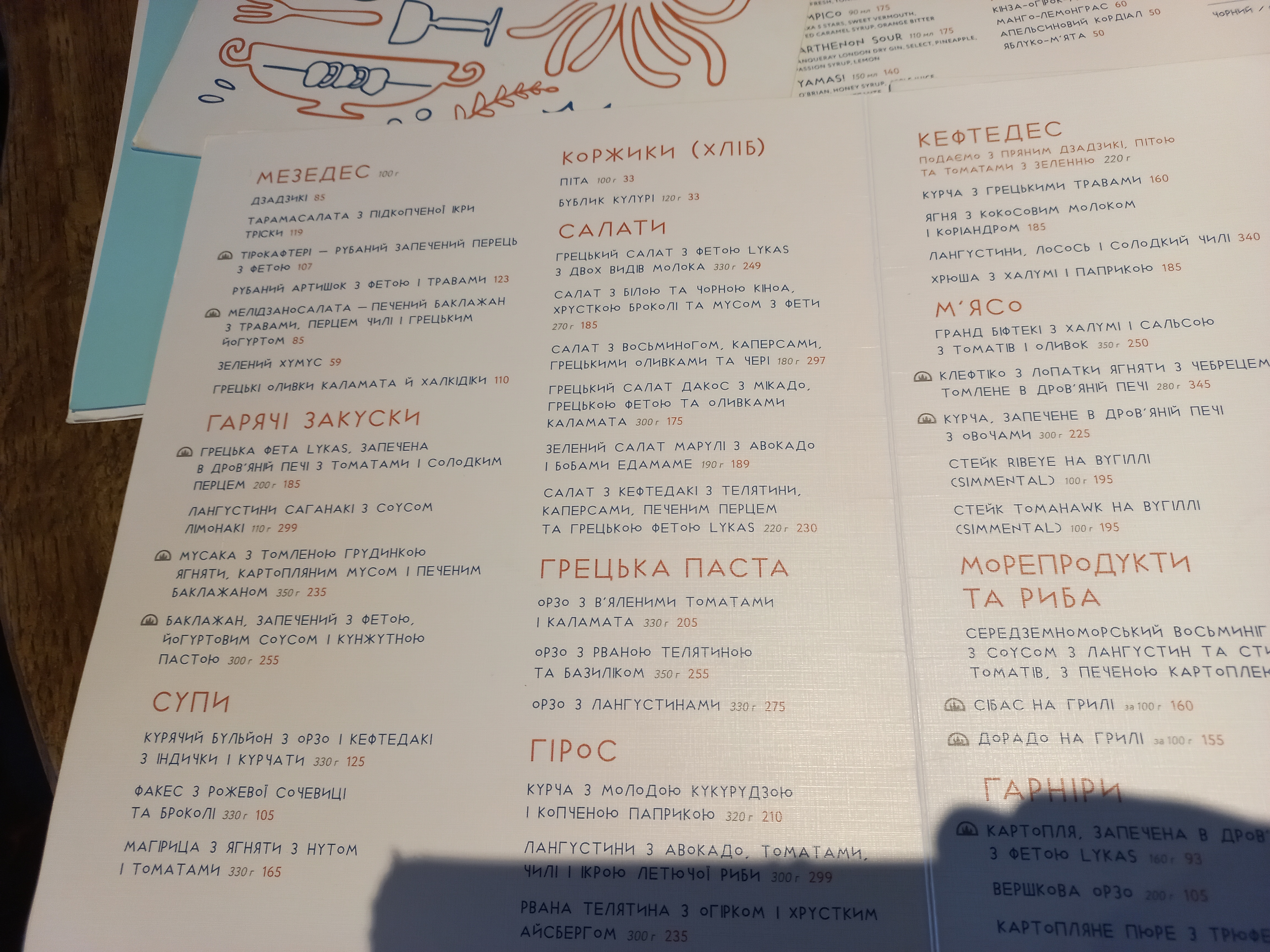 Nikos Greek Bistro menu 10