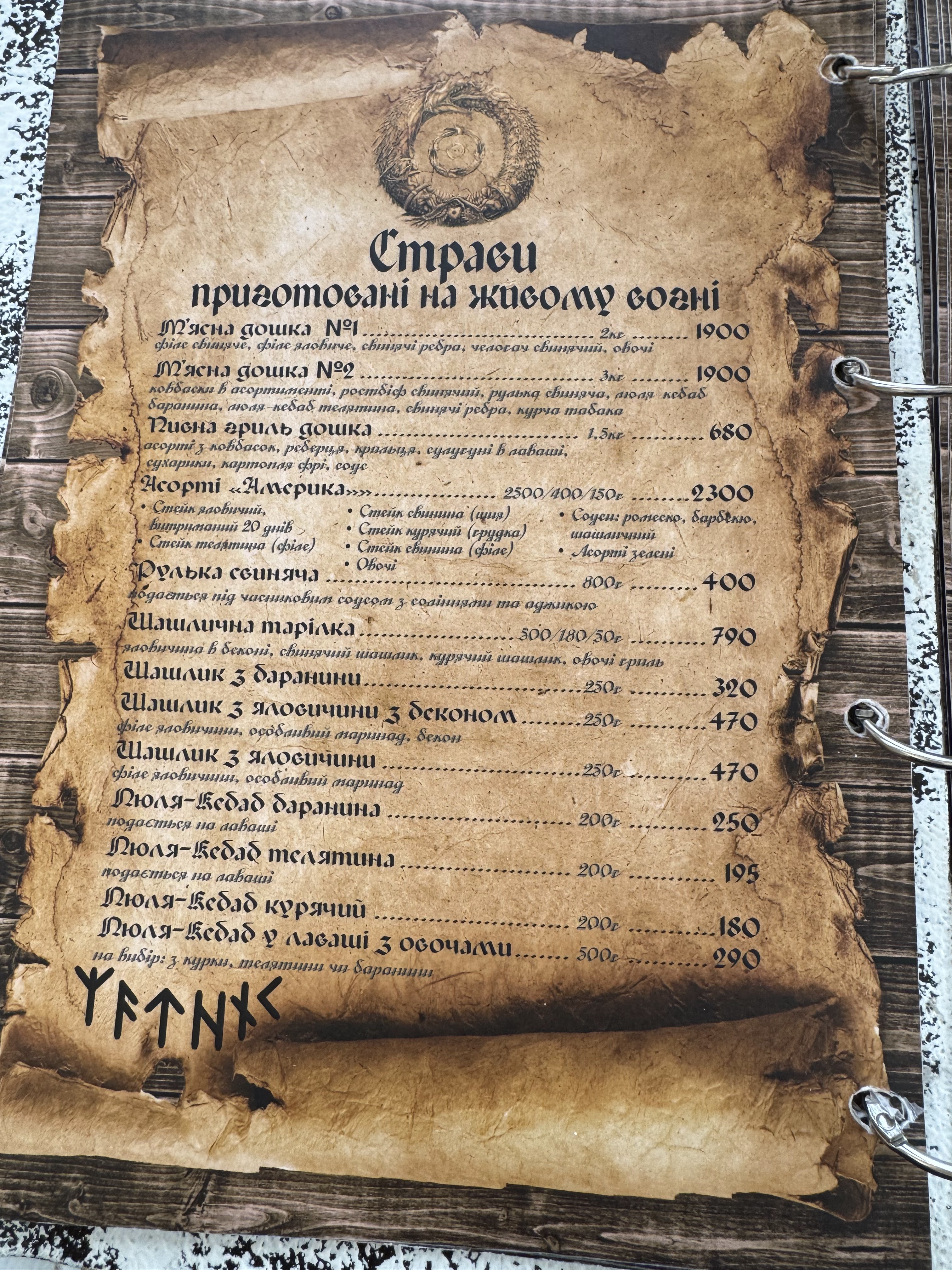 Skandy menu 3
